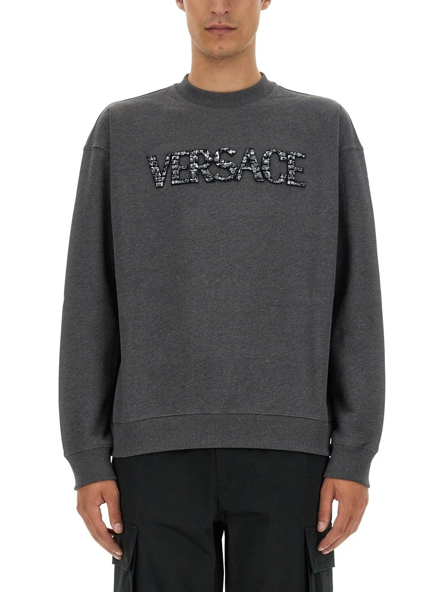 SWEATSHIRT WITH CROCODILE LOGO.webp