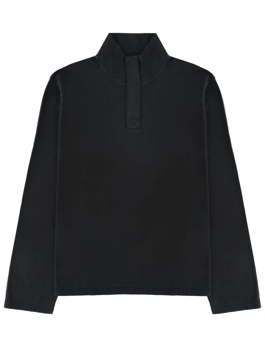 Cotton jacket with Triomphe patch.webp