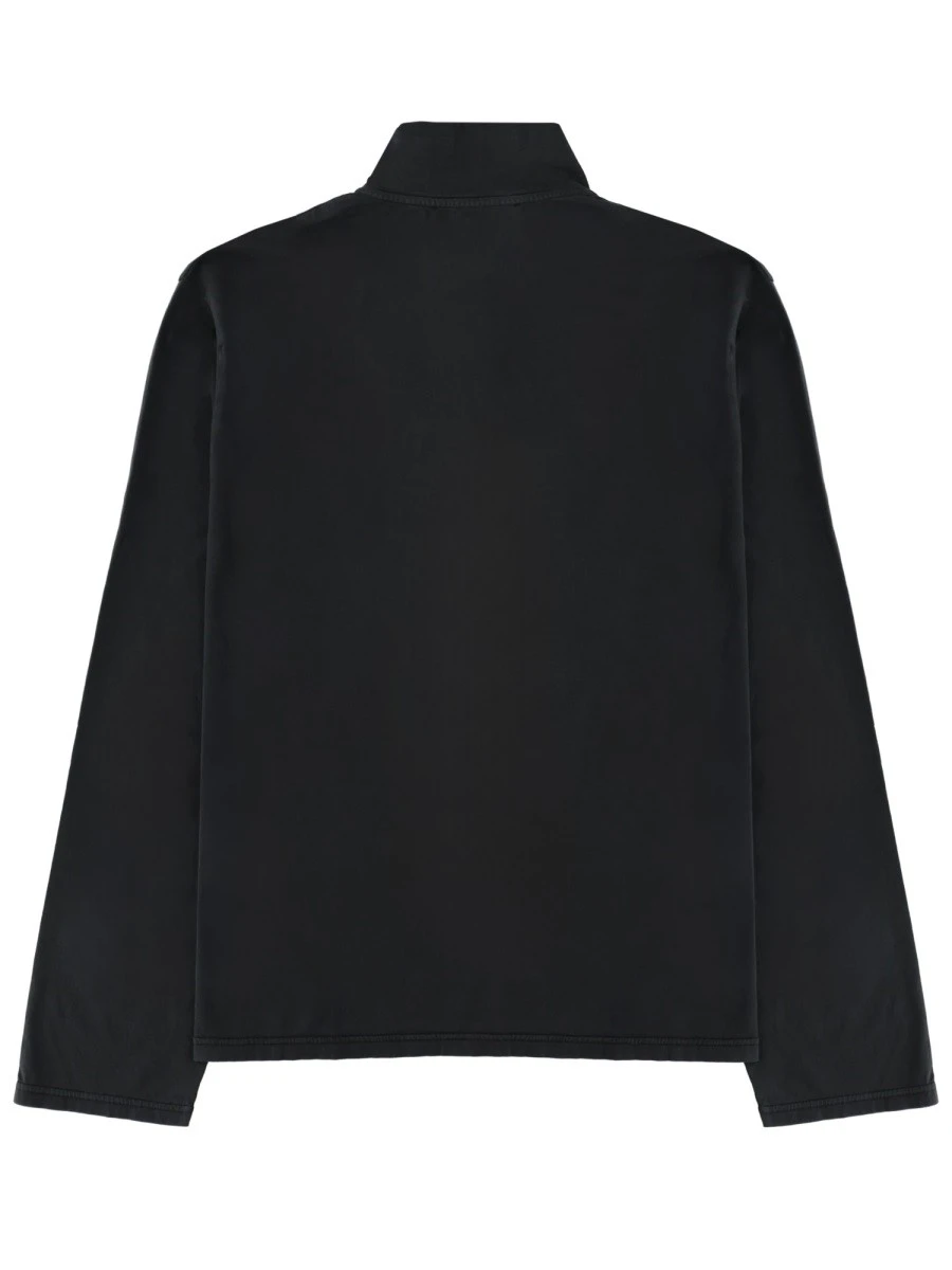 Cotton jacket with Triomphe patch.webp