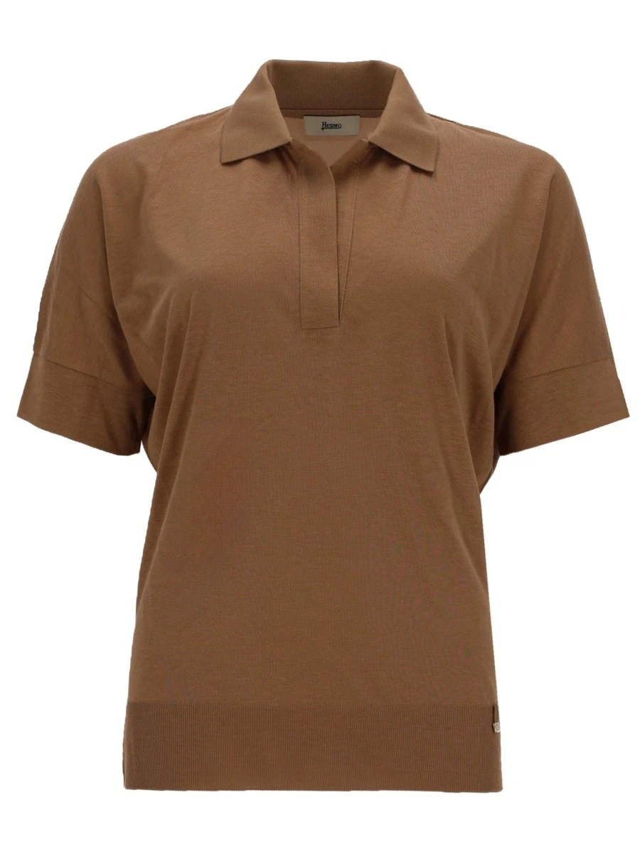 COTTON BLEND POLO SHIRT.webp