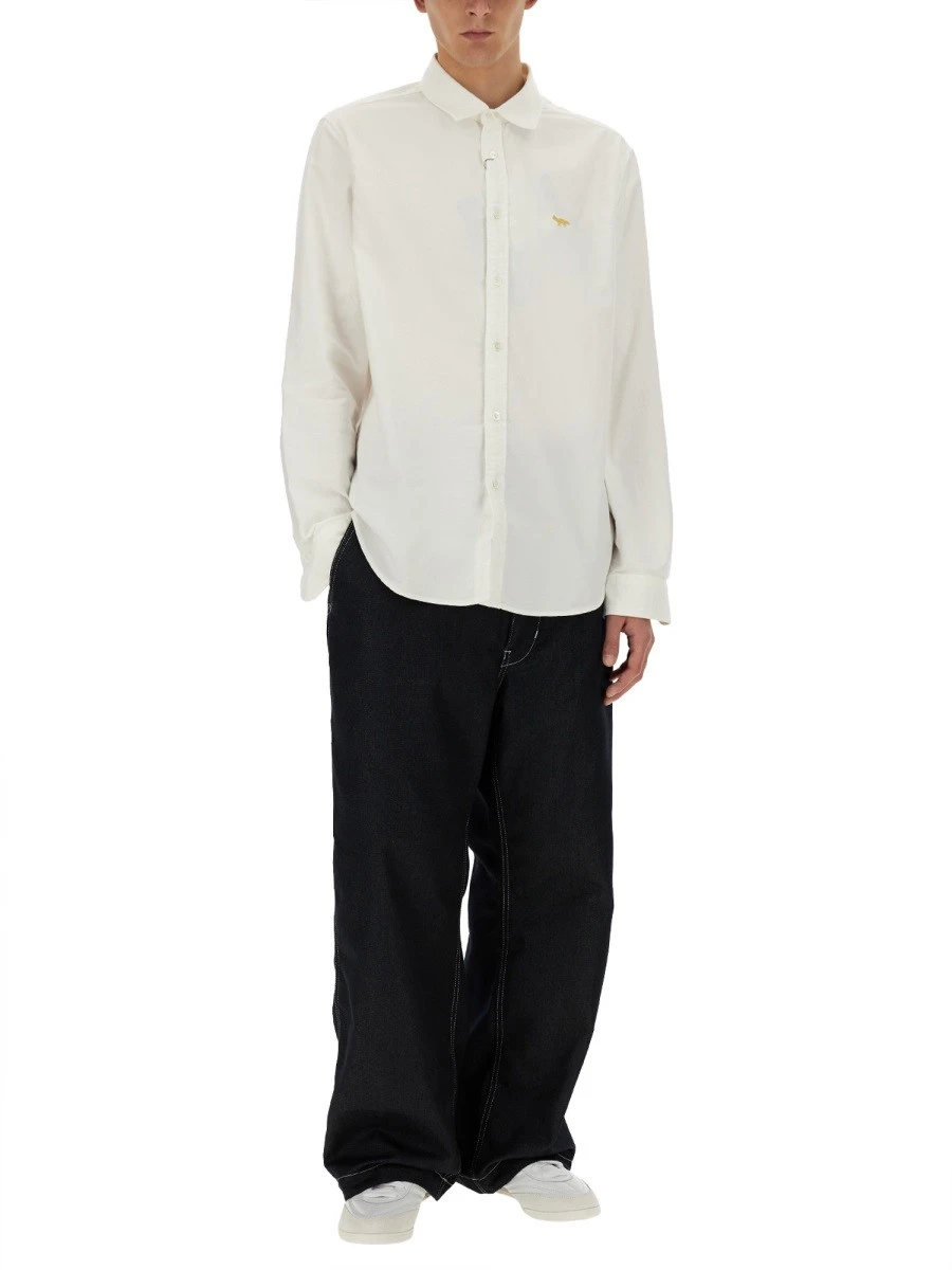 JUNYA WATANABE MAN X MAISON KITSUNE SHIRT.webp