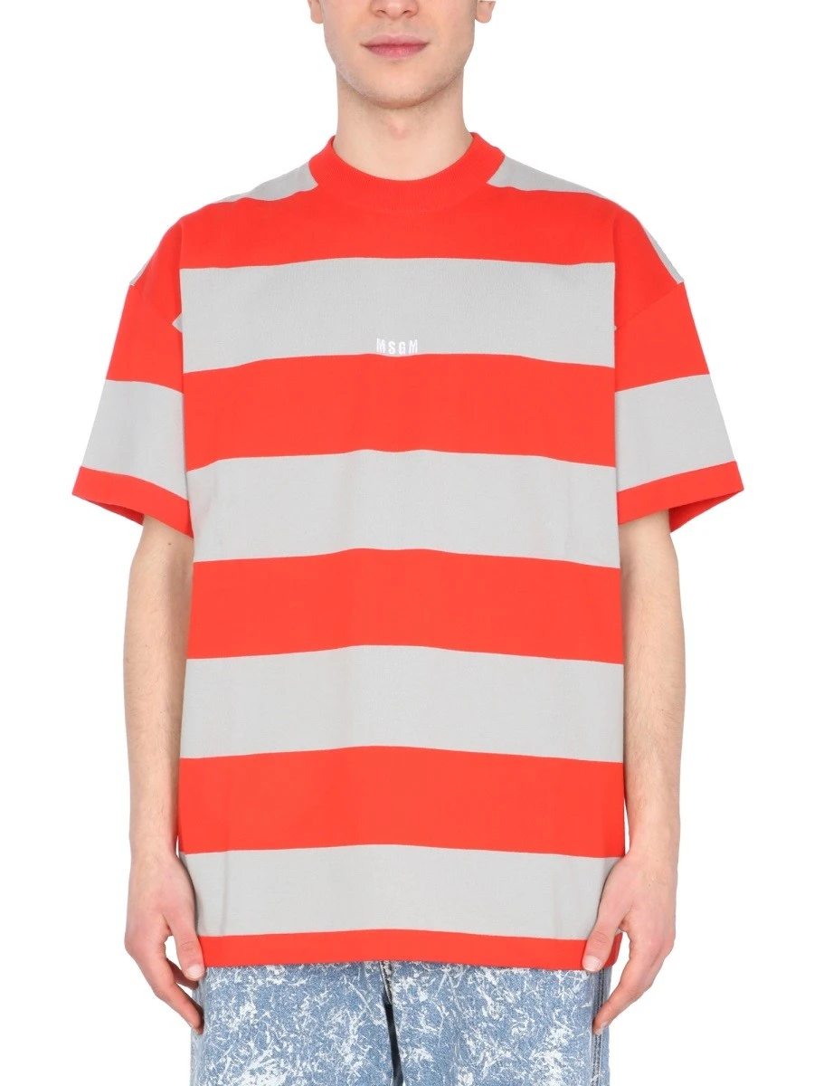 T-SHIRT WITH EMBROIDERED LOGO.webp
