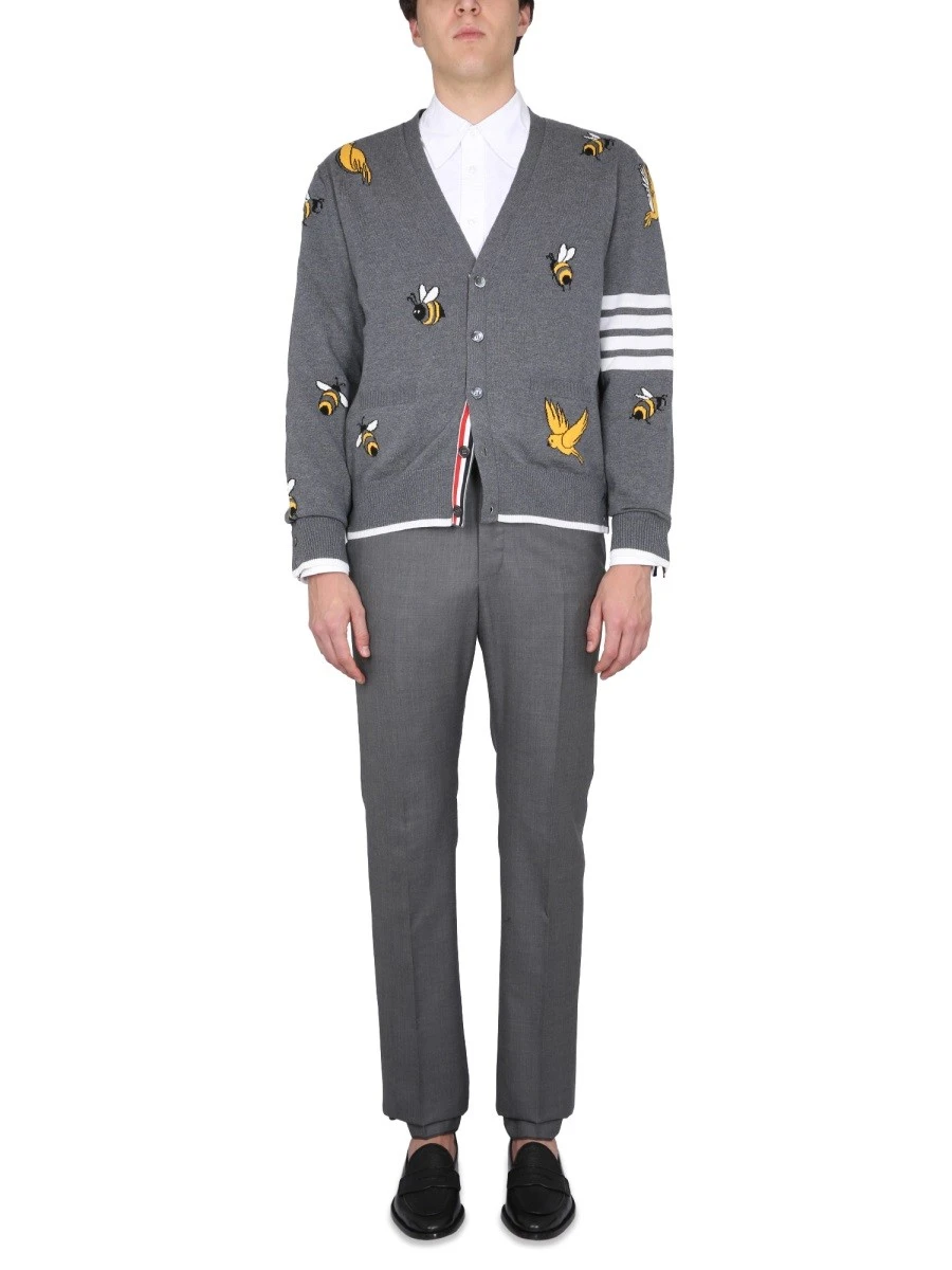 CARDIGAN WITH BIRDS AND BEES INLAYS.webp