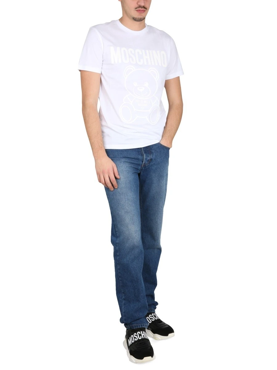 MOSCHINO TEDDY BEAR ORGANIC JERSEY T-SHIRT.webp