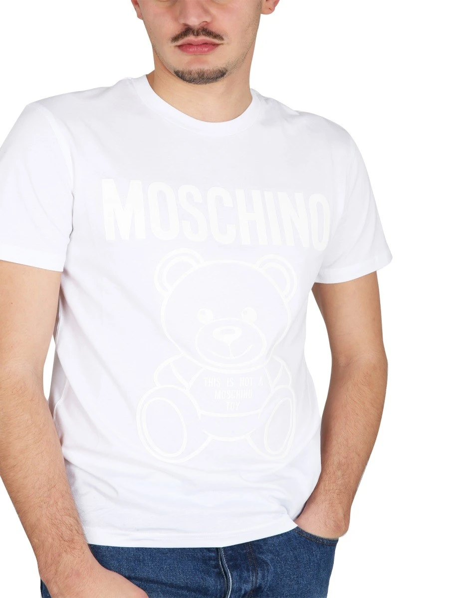 MOSCHINO TEDDY BEAR ORGANIC JERSEY T-SHIRT.webp