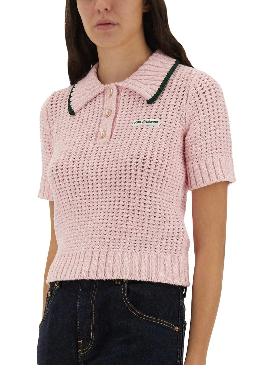 COTTON MOULINÉ POLO SHIRT.webp