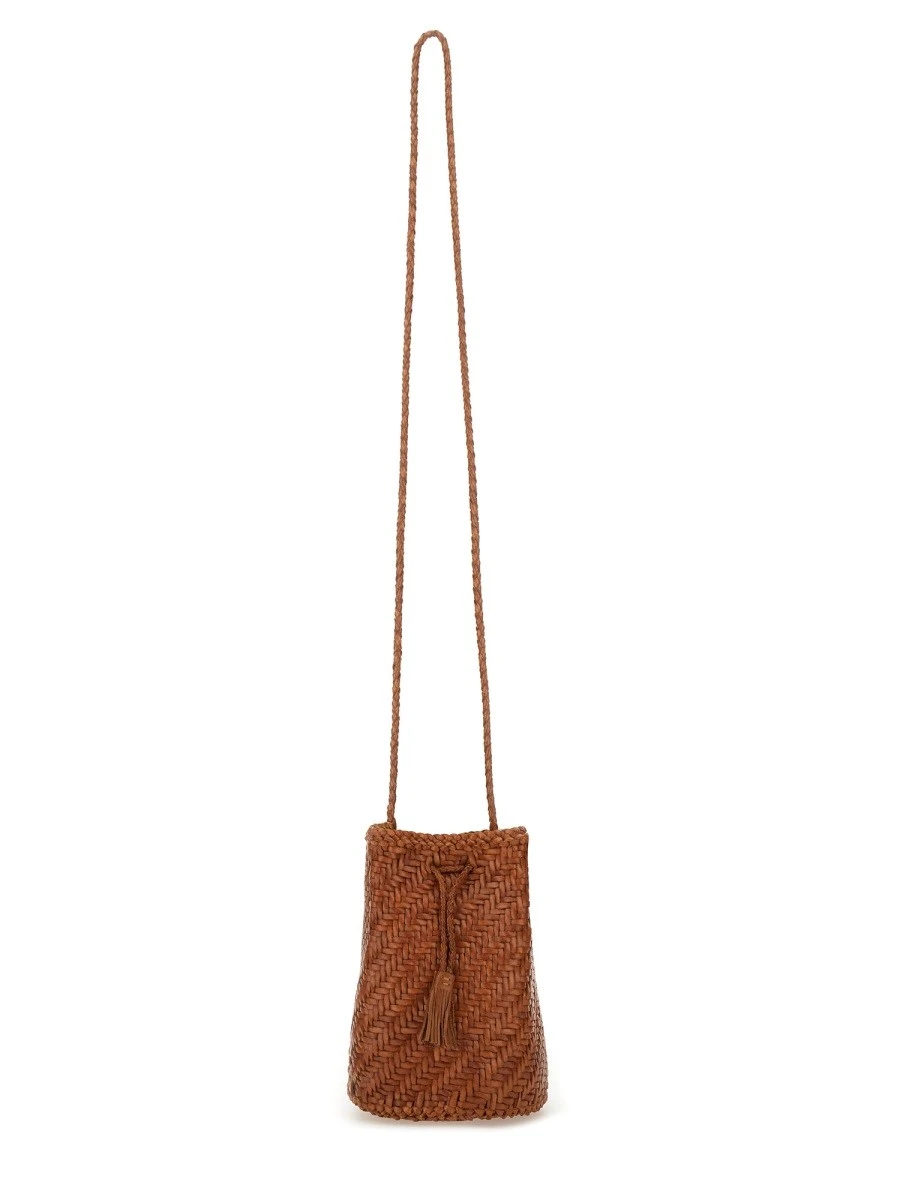 BORSA "POMPOM DOUBLE JUMP TAN".webp