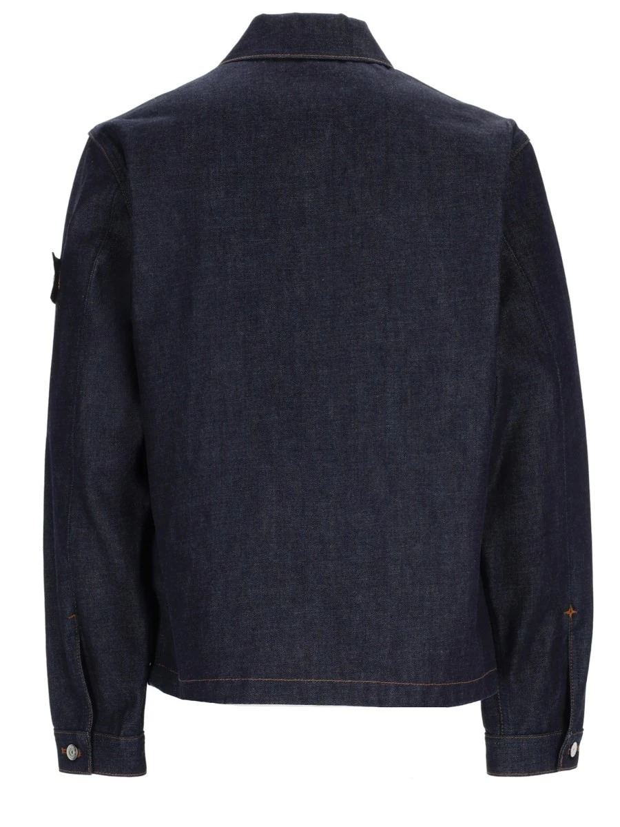 GIACCA IN DENIM CON PATCH LOGO.webp