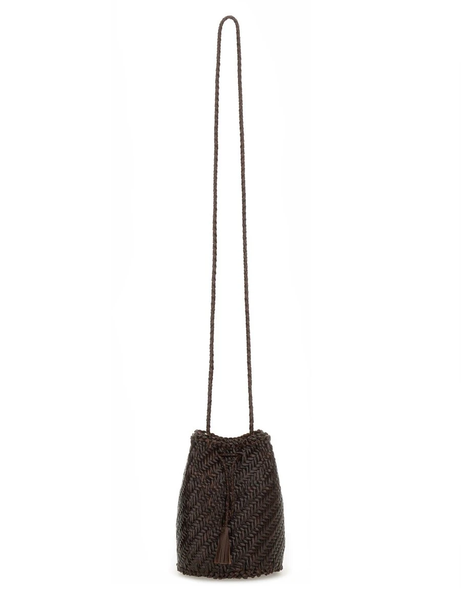 BORSA "POMPOM DOUBLE JUMP TAN".webp