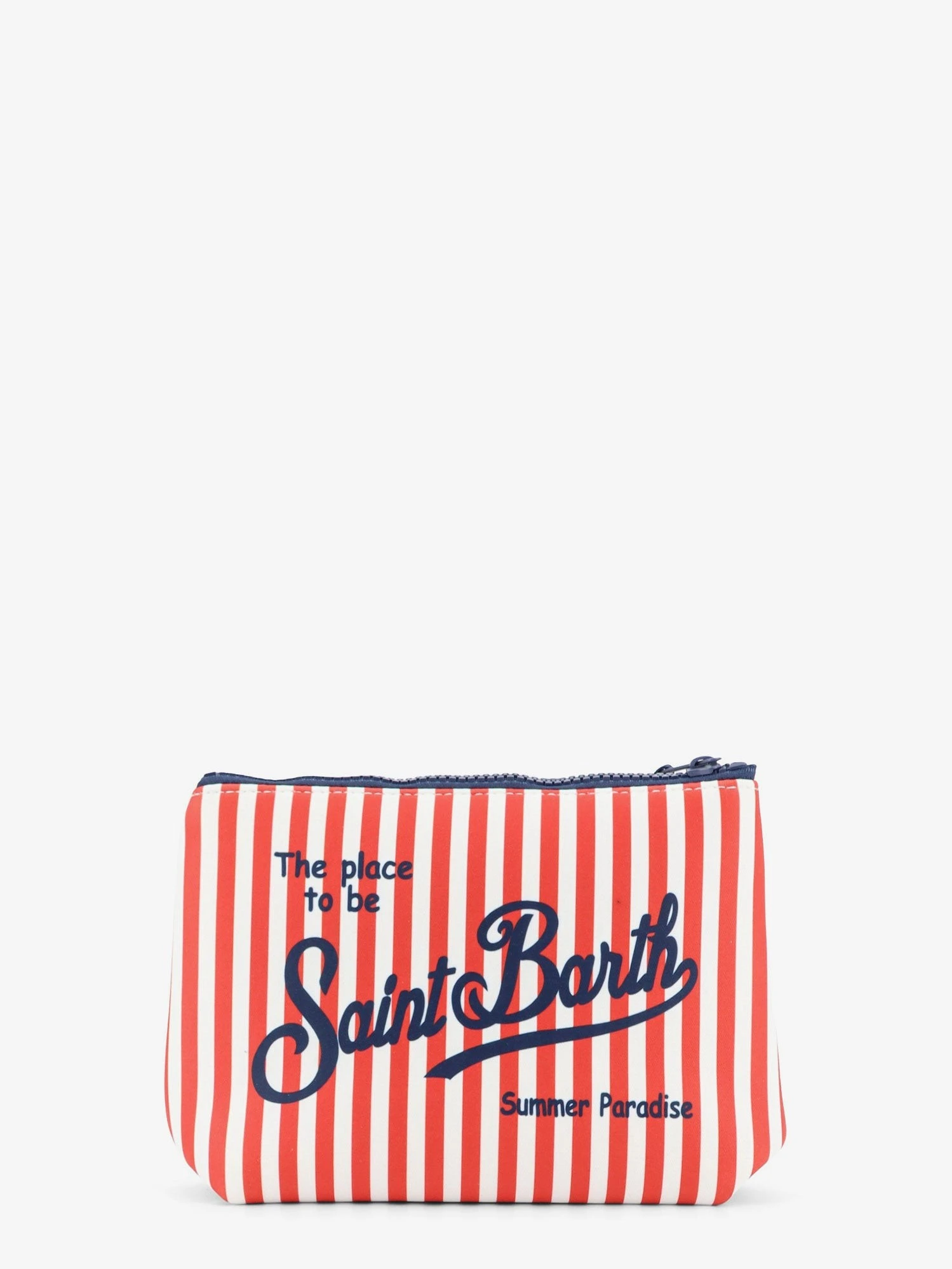 Aline scuba clutch with striped pattern.webp