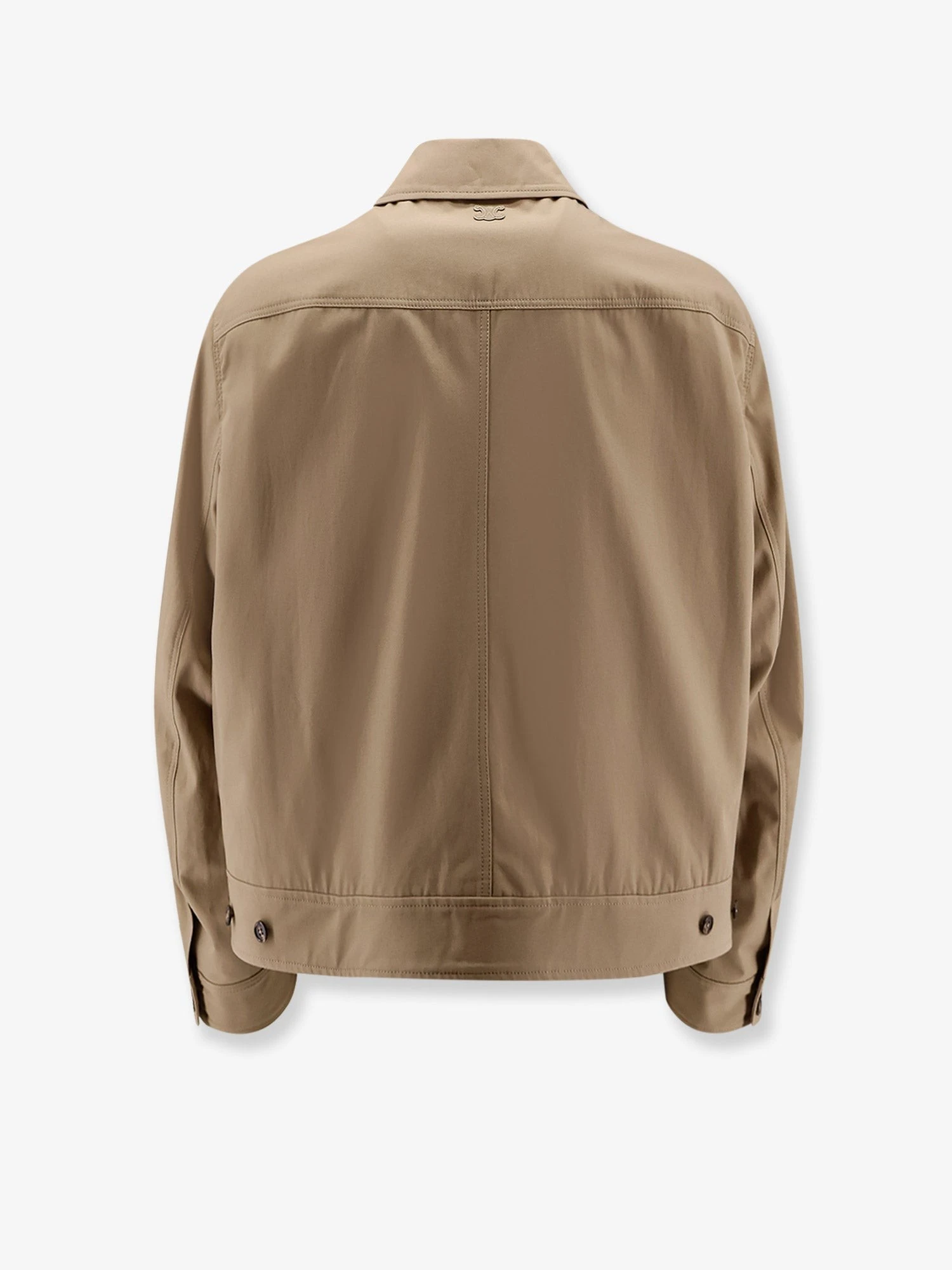 Cotton jacket with Triomphe patch.webp