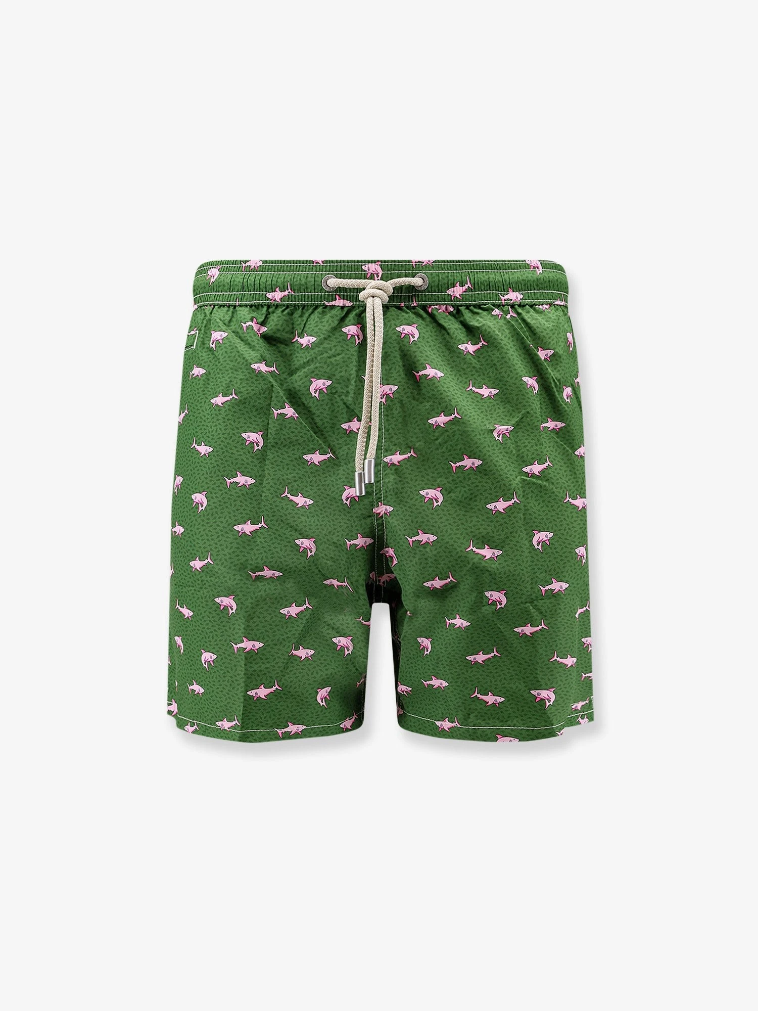 Recycled material swim trunks.webp