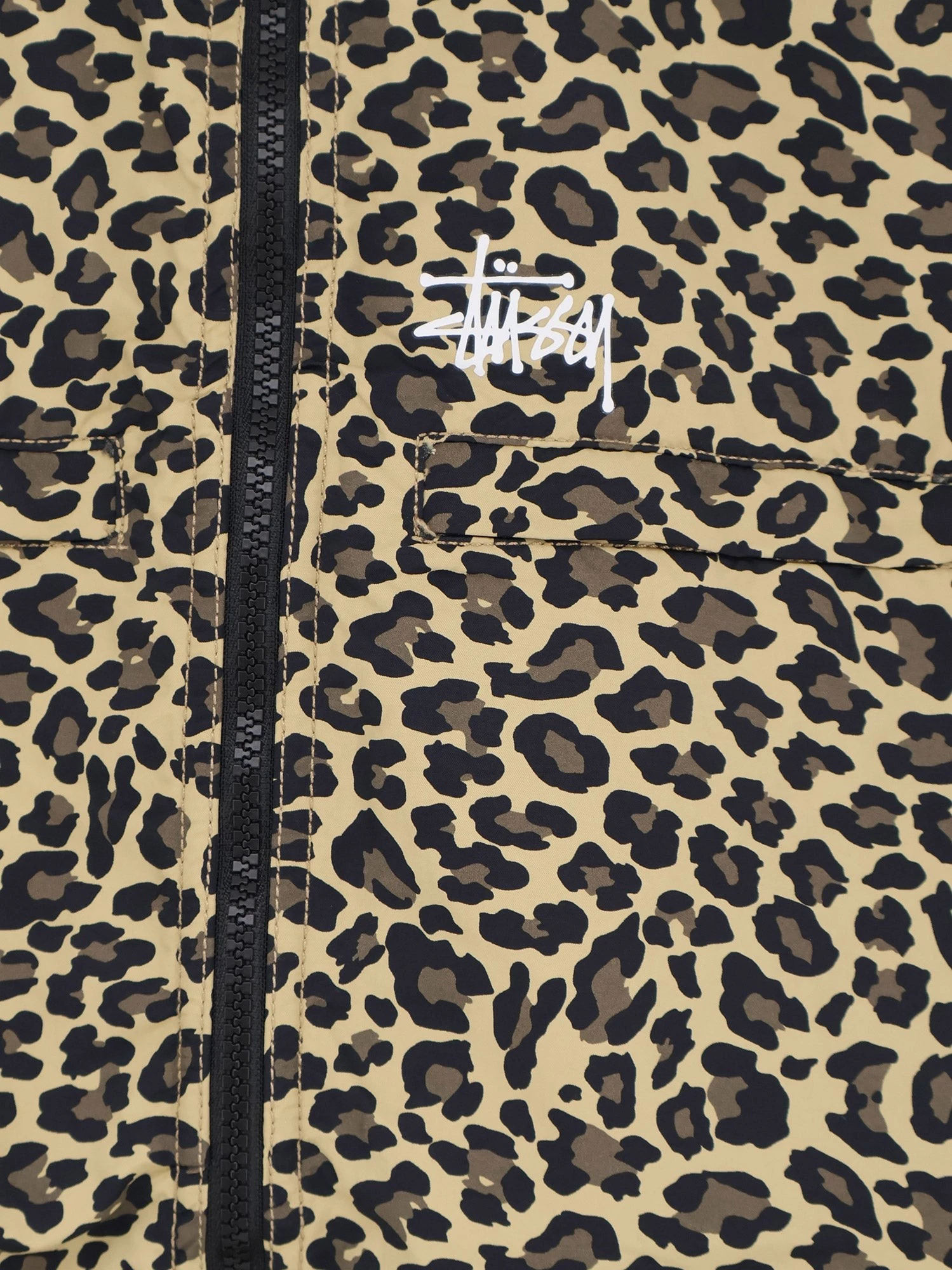 Nylon jacket with animal print.webp