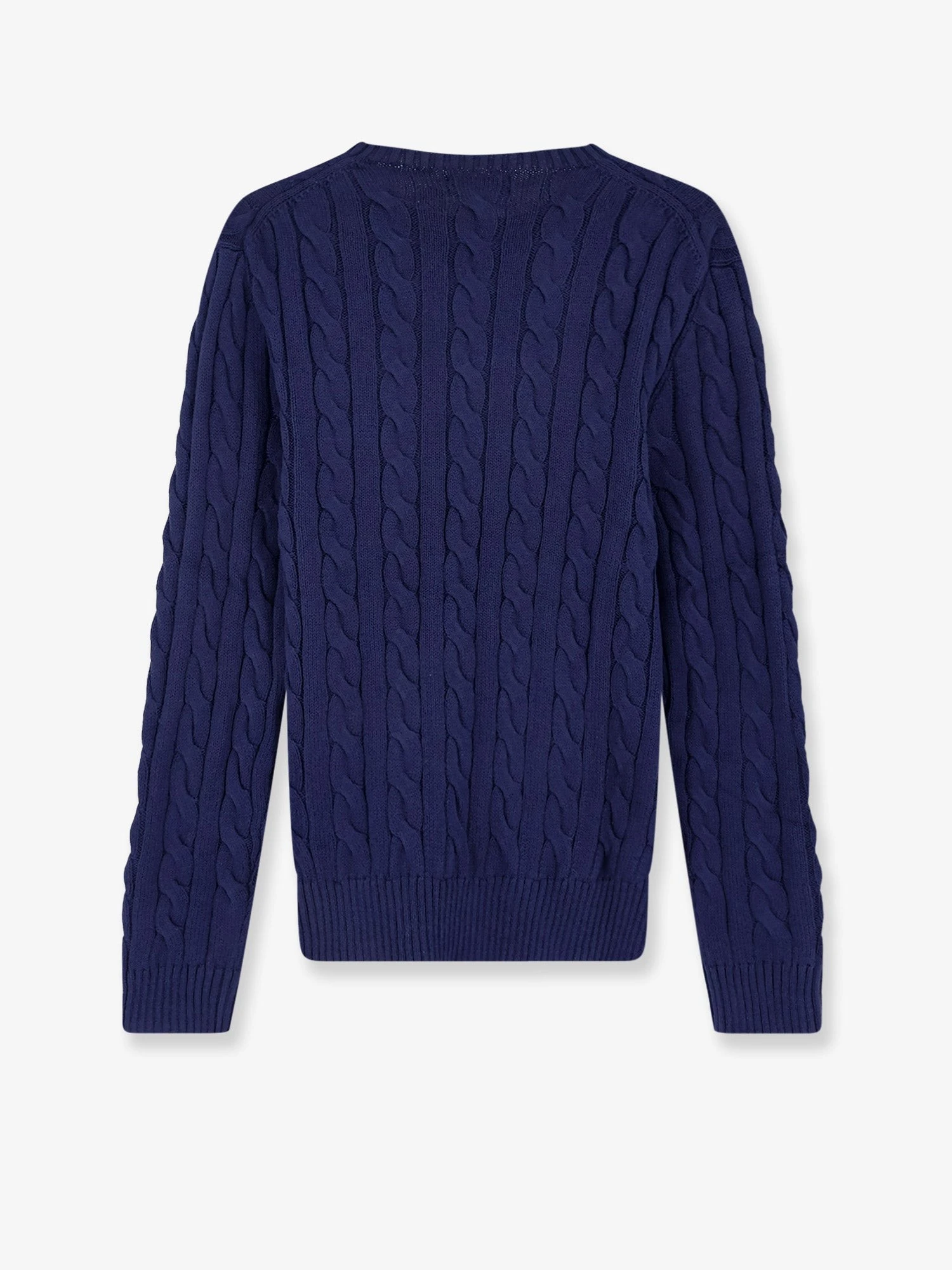 Cotton sweater with embroidered logo on the front.webp