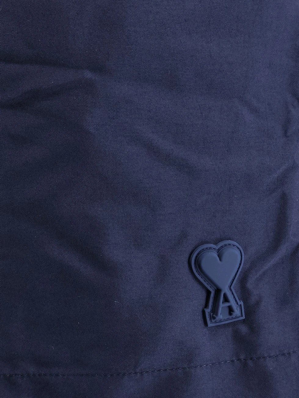 Nylon swimsuit with tone-on-tone logo patch.webp