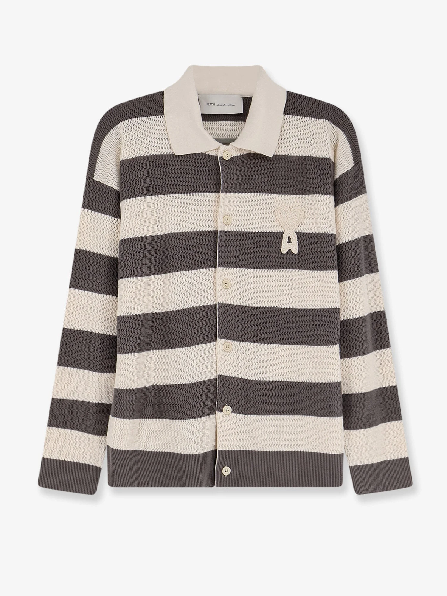Ami de Coeur striped cotton cardigan.webp