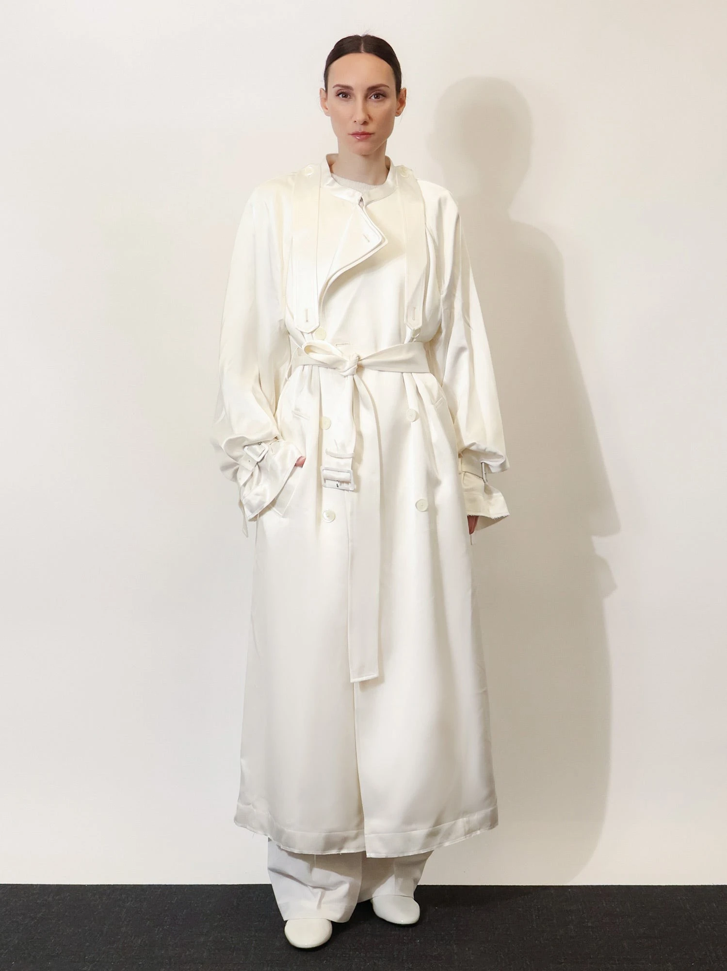 Satin trench coat.webp