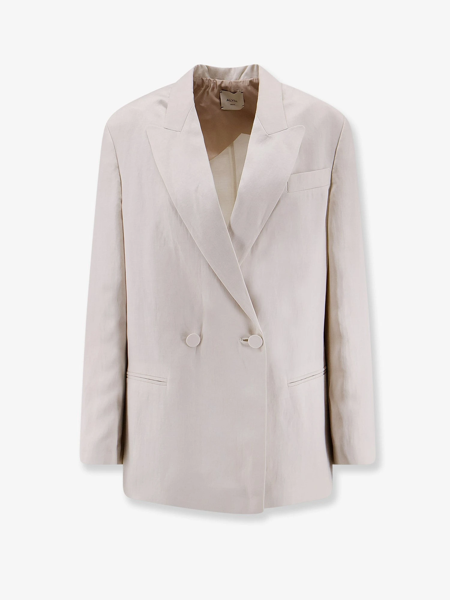 Double-breasted lyocell and linen blazer.webp