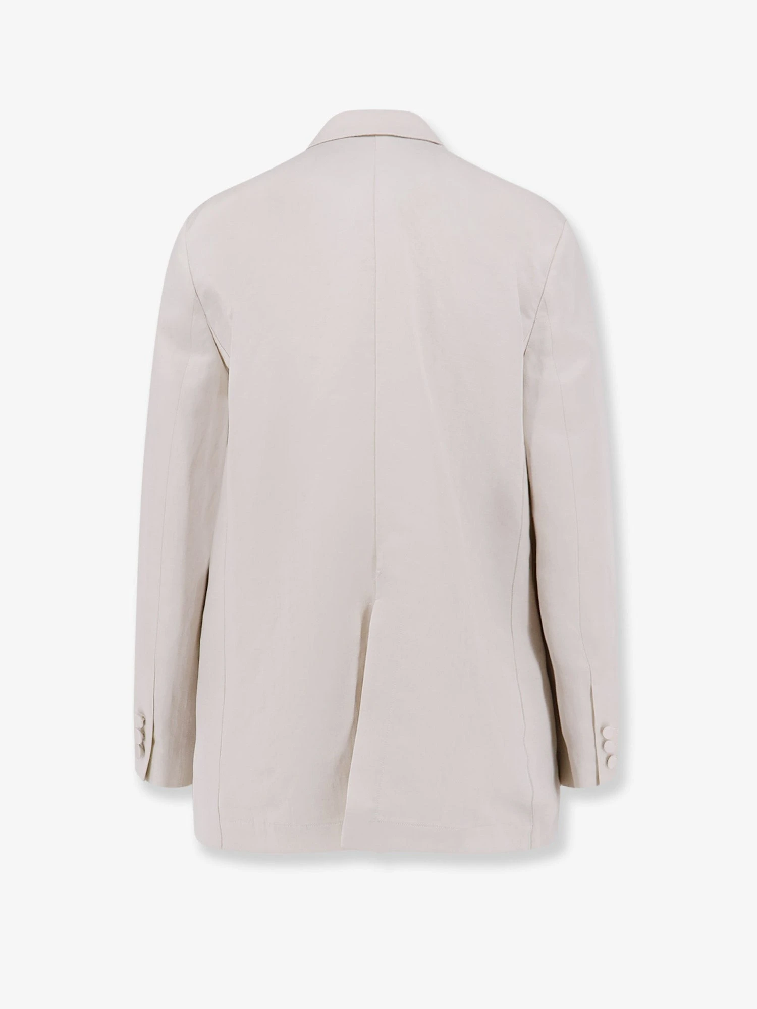 Double-breasted lyocell and linen blazer.webp