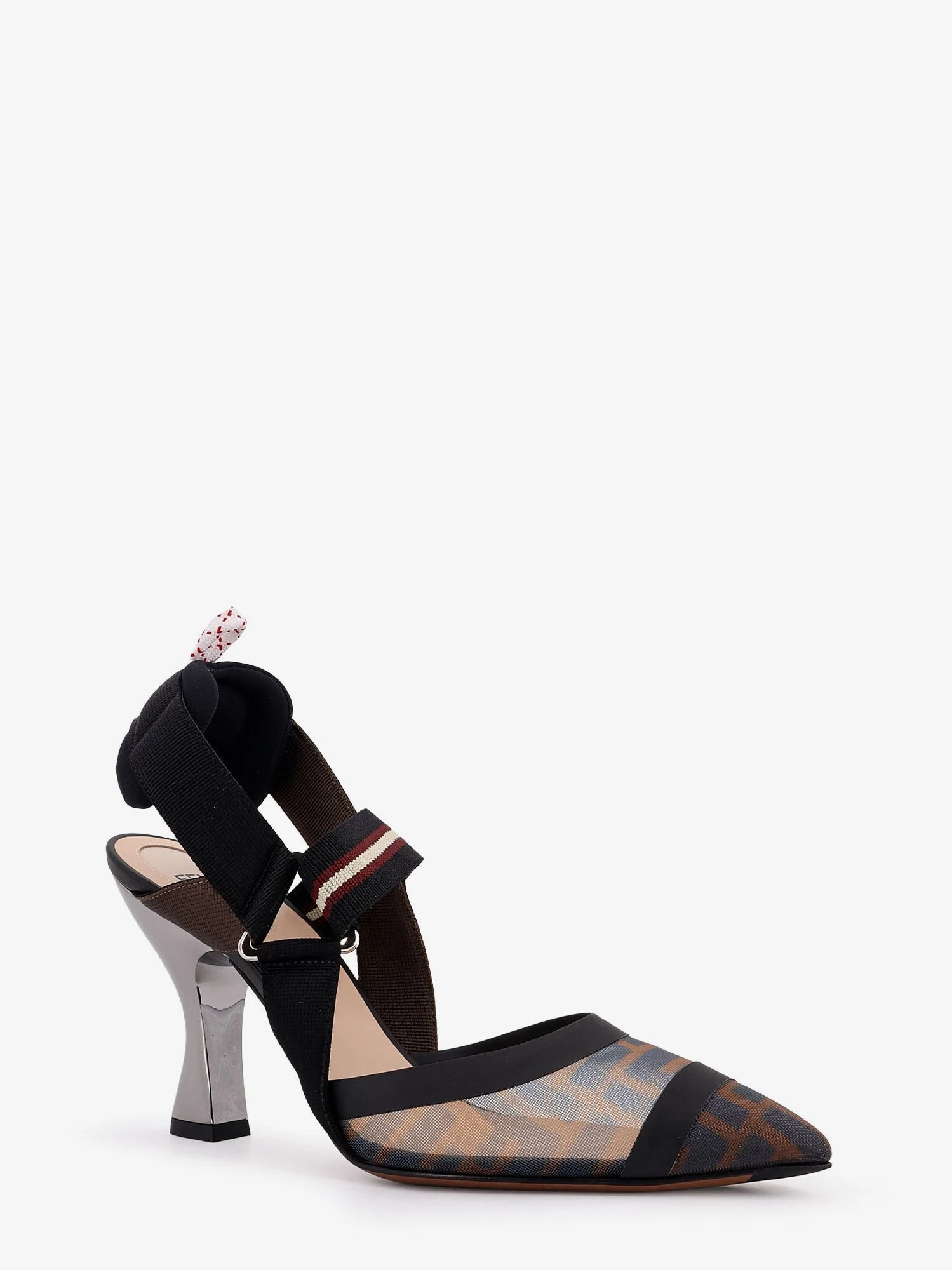 Colibrì technical mesh slingback with FF print.webp