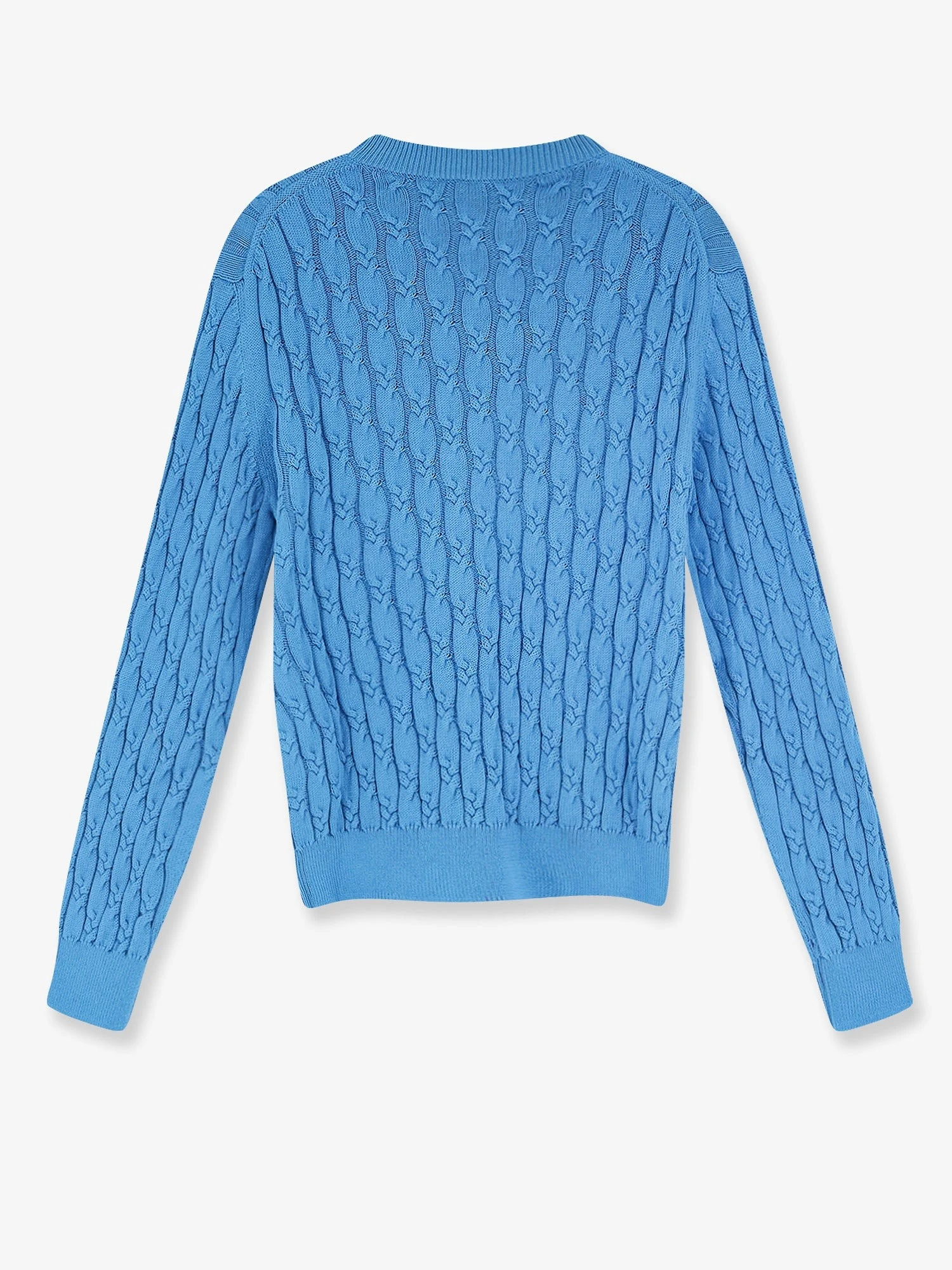 Cotton sweater with braided processing.webp
