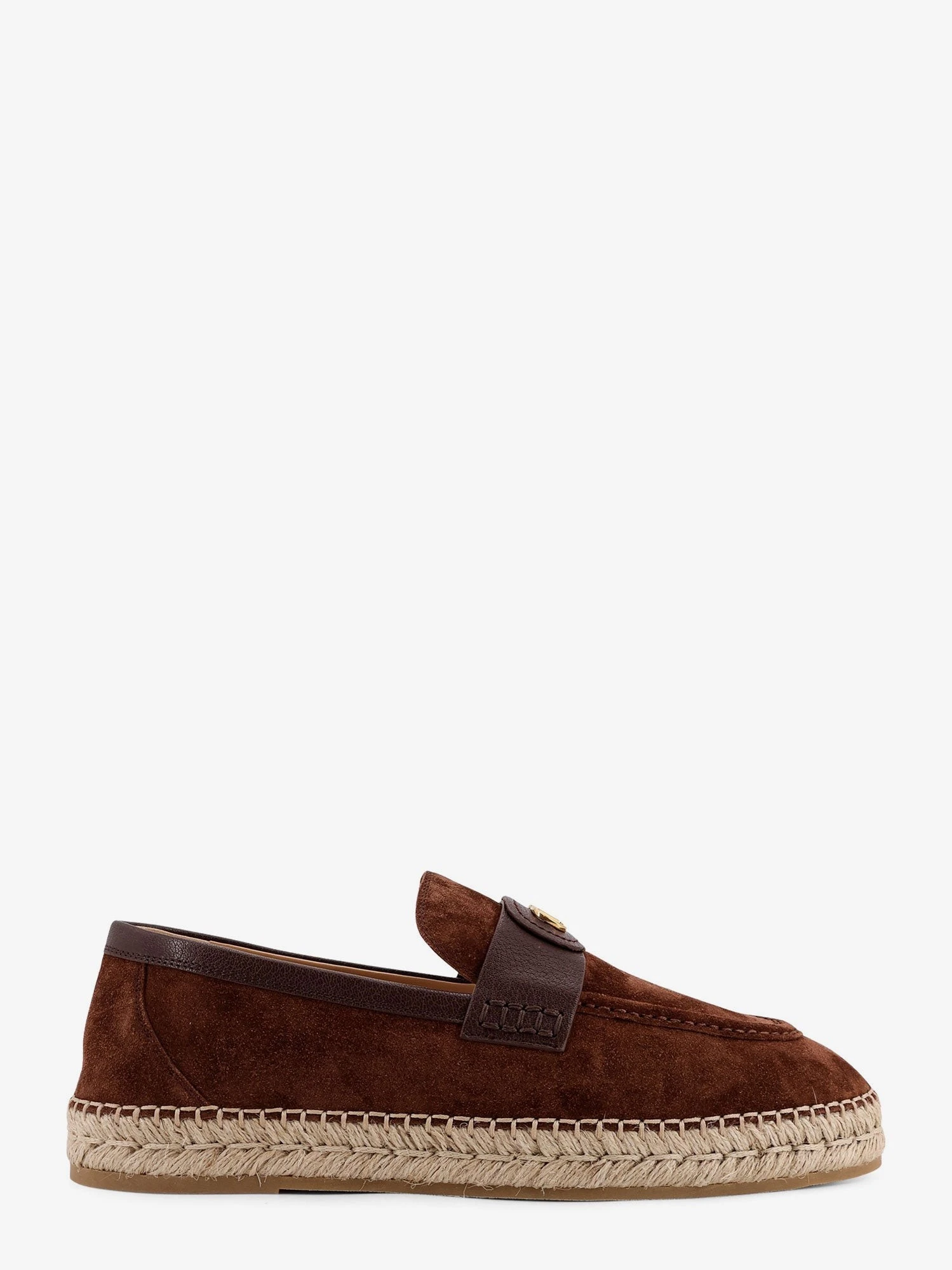 Suede espadrilles with VLogo Signature.webp