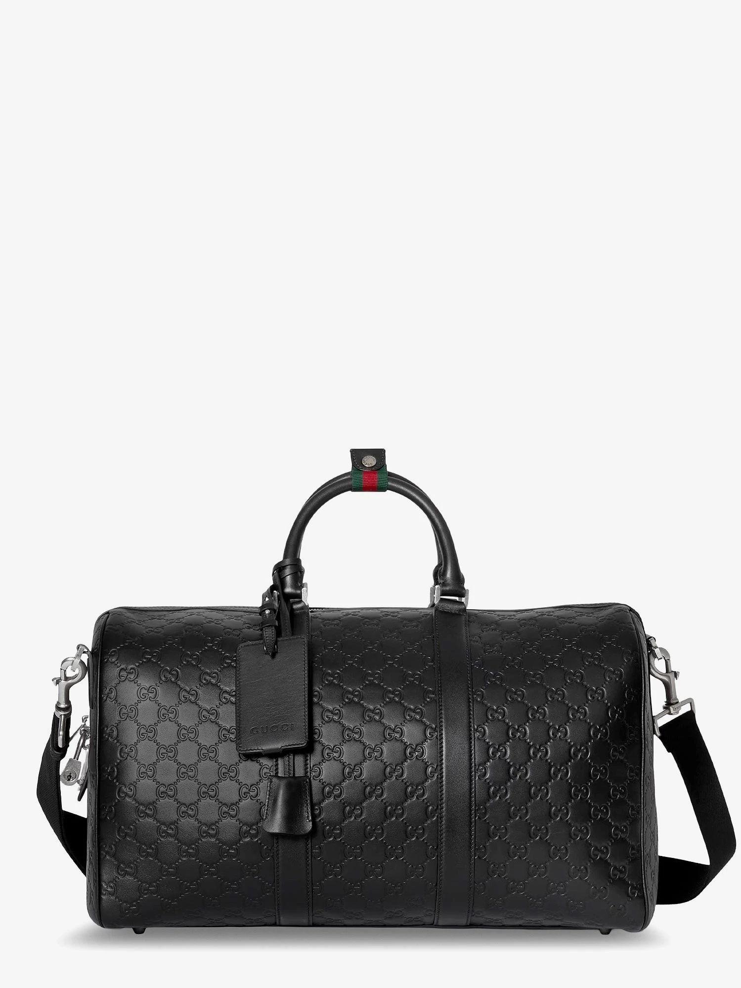 Coated canvas GG Emblem travel bag with GG motif.webp