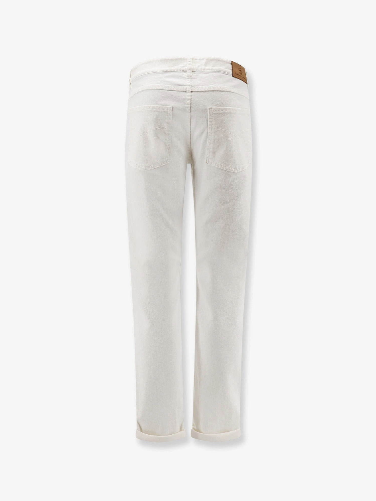White denim trousers.webp