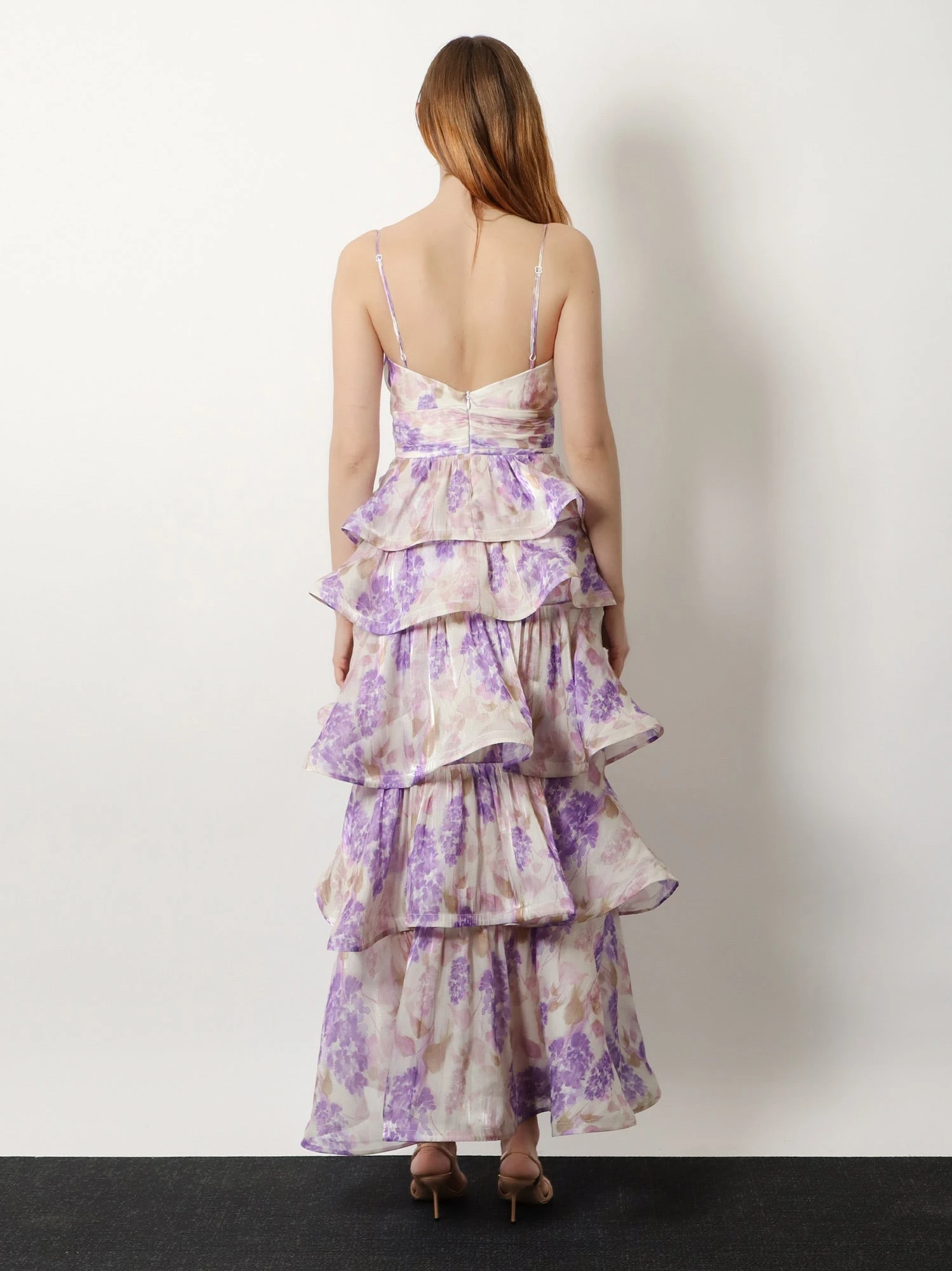 Ruffled long dress.webp