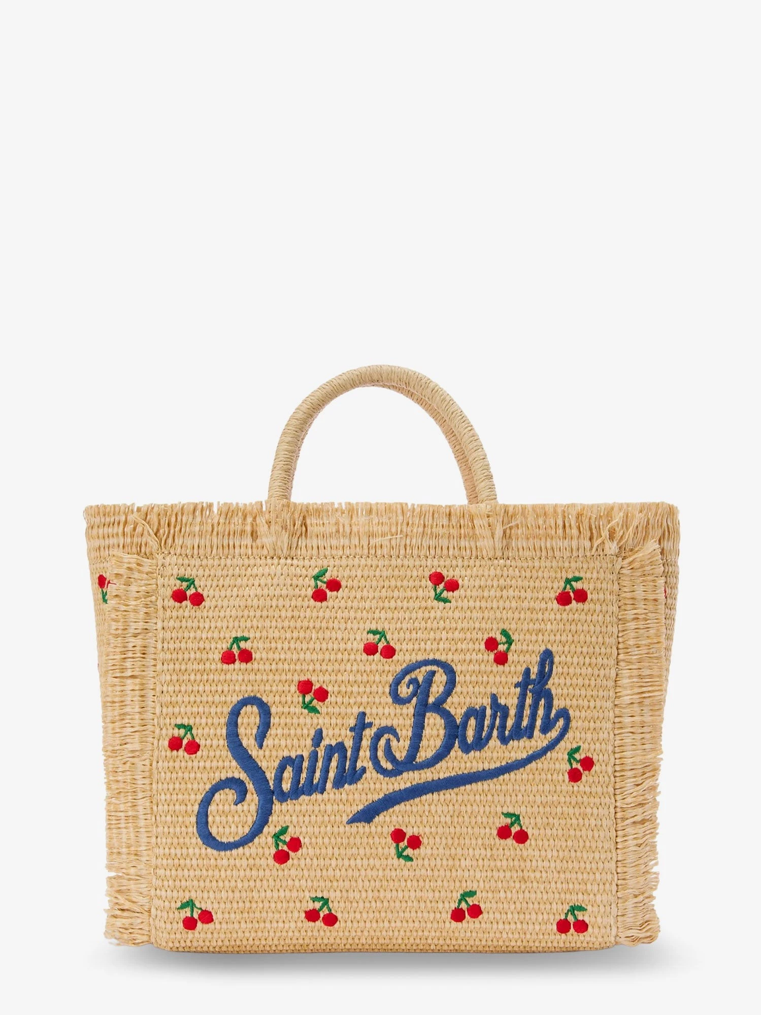 Colette raffia handbag with embroidered logo on the front.webp