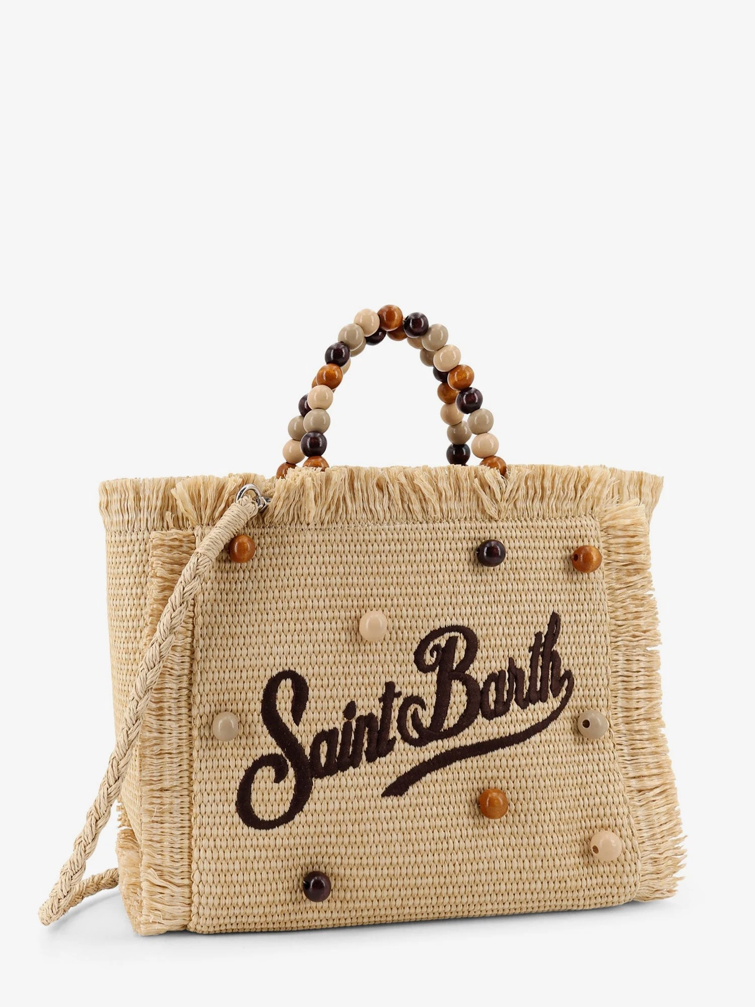Colette Straw raffia handbag with wooden beads.webp