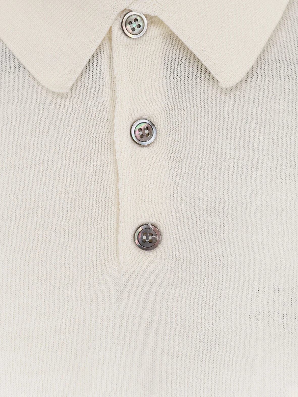 Cotton and silk blend polo shirt.webp