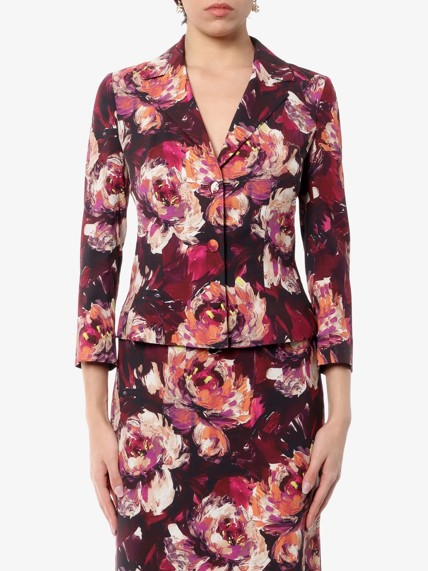 Cady blazer with peonie flower print.webp