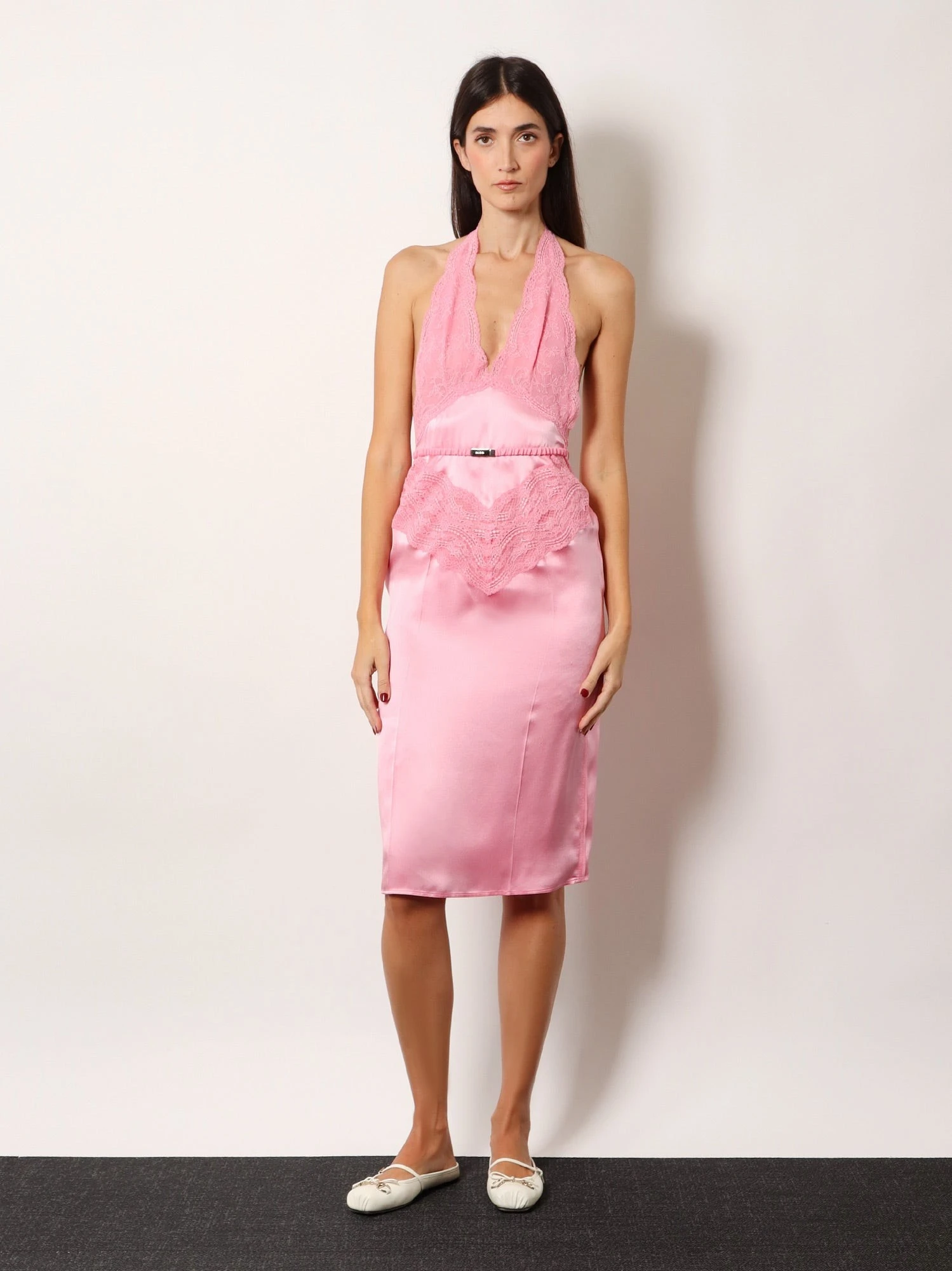 Silk Satin Midi Dress.webp