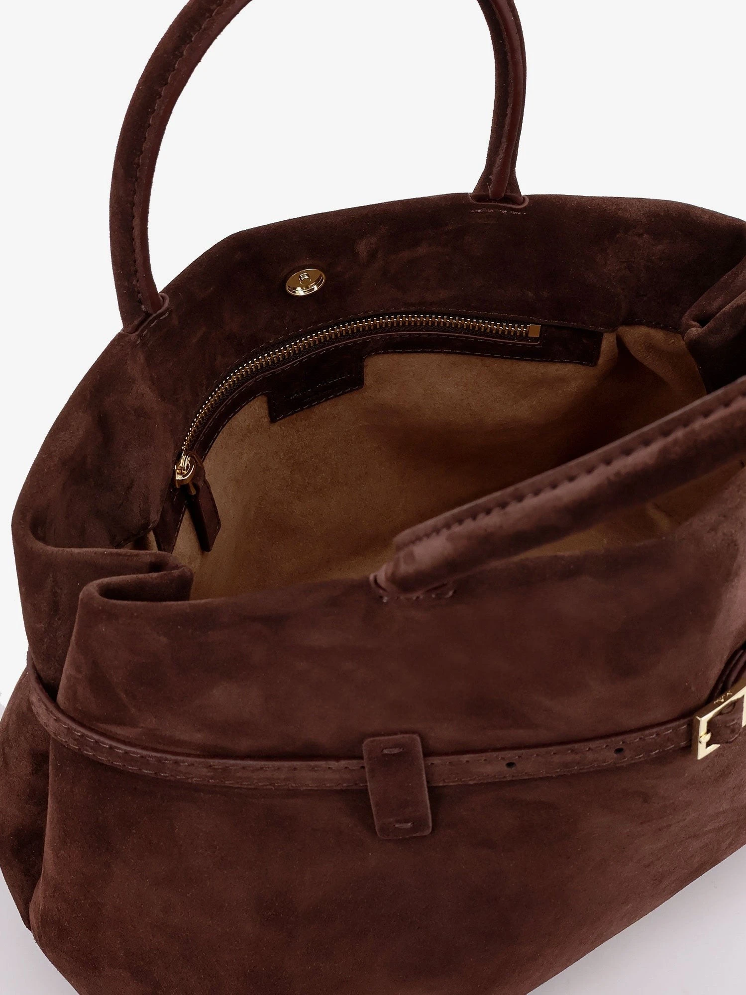 Le Cambon 35 suede shoulder bag.webp