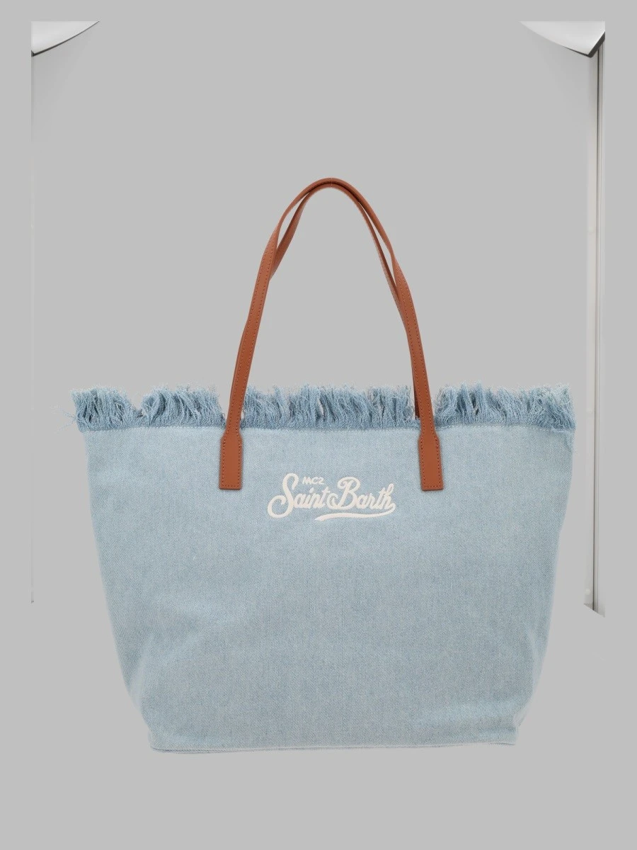 BORSA "CITY" IN DENIM CON FRANGE.webp