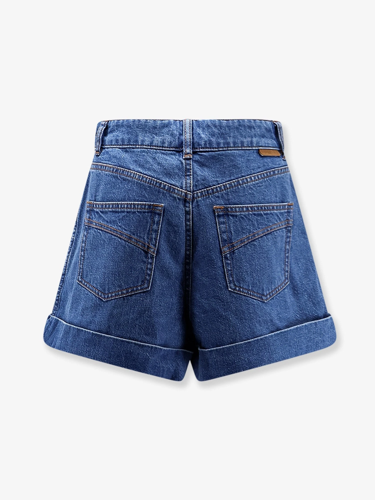 Tailored denim shorts.webp