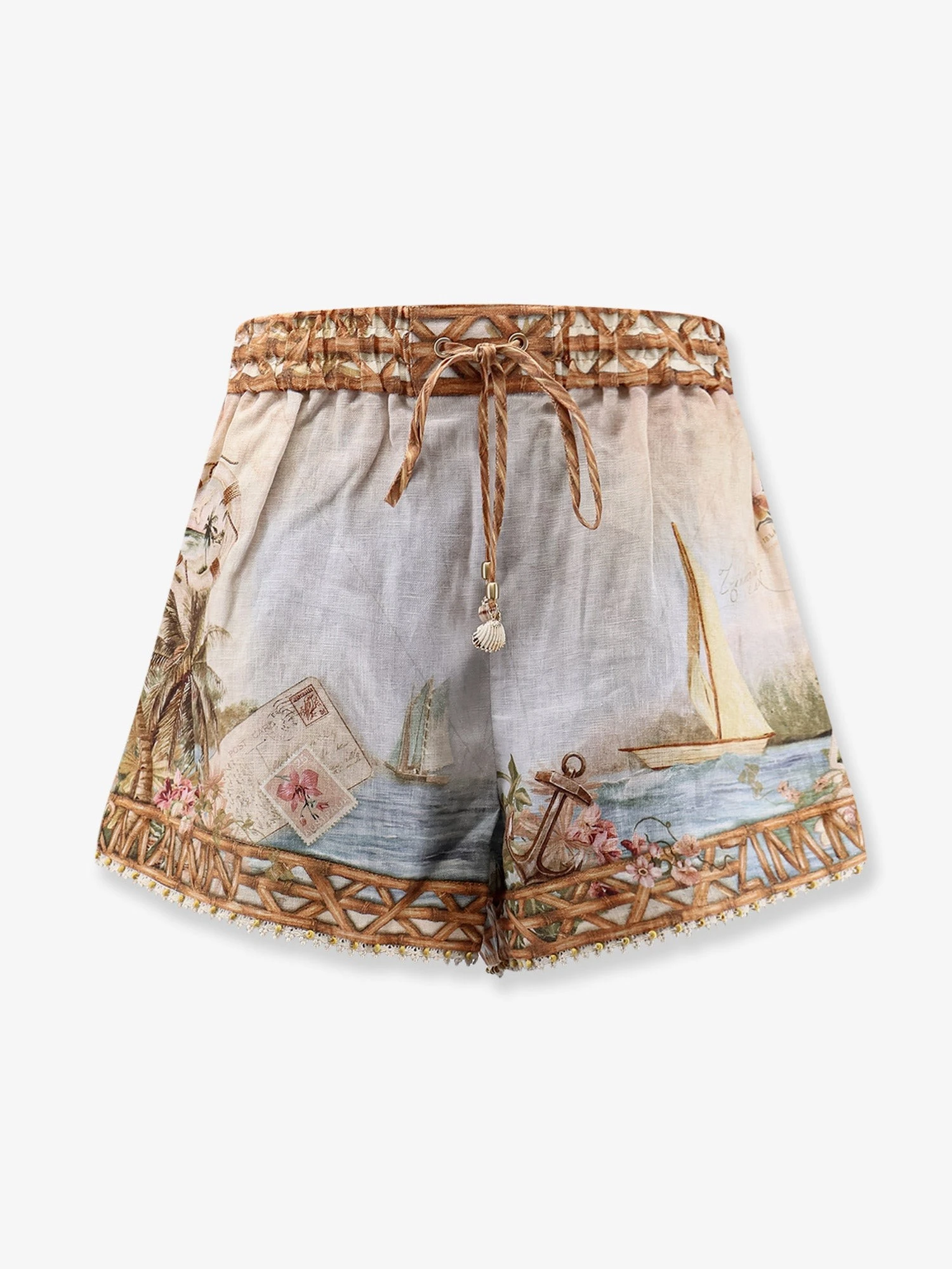 Mahon multicolor linen shorts.webp