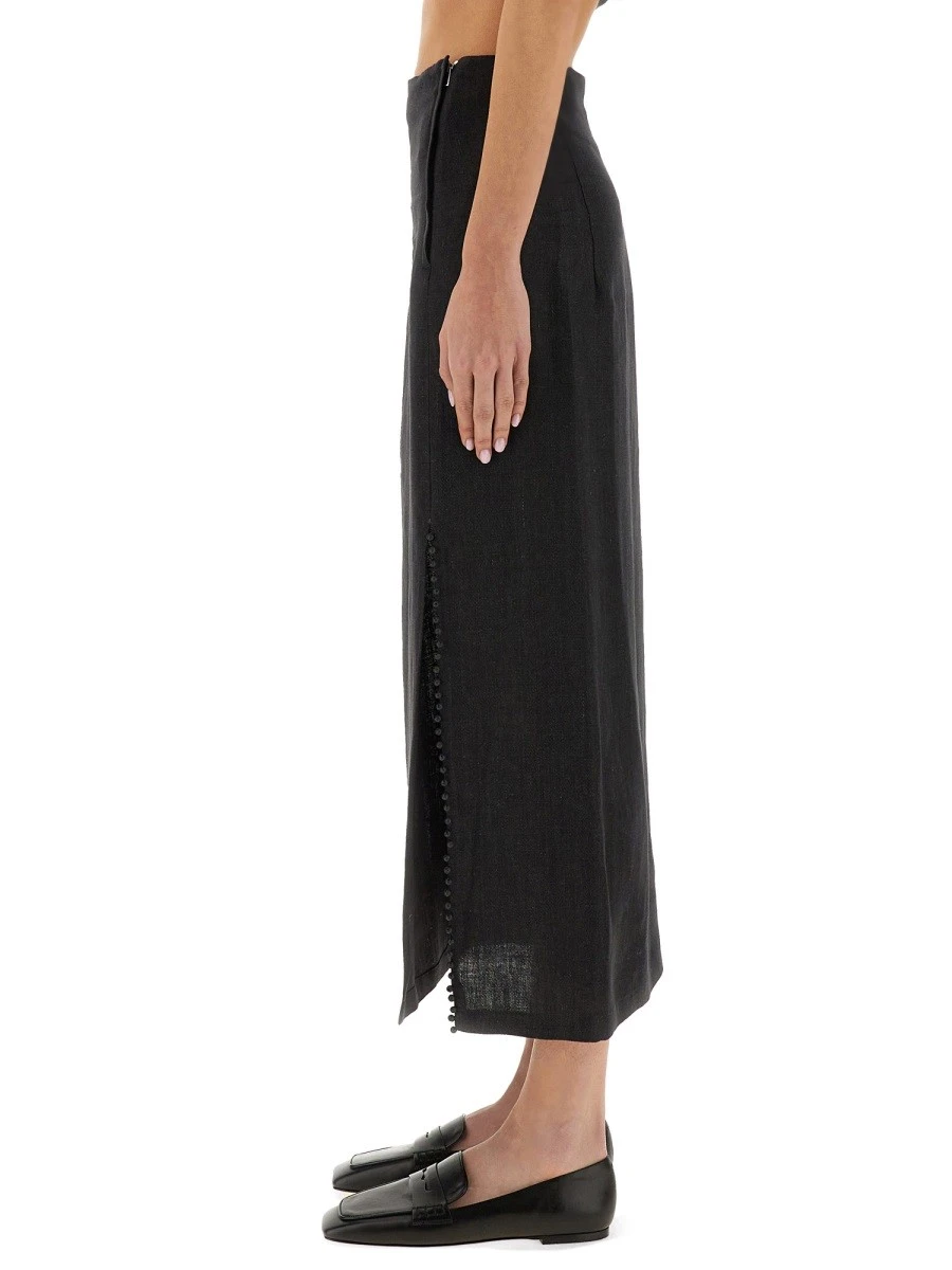 LINEN SKIRT WITH SLIT.webp