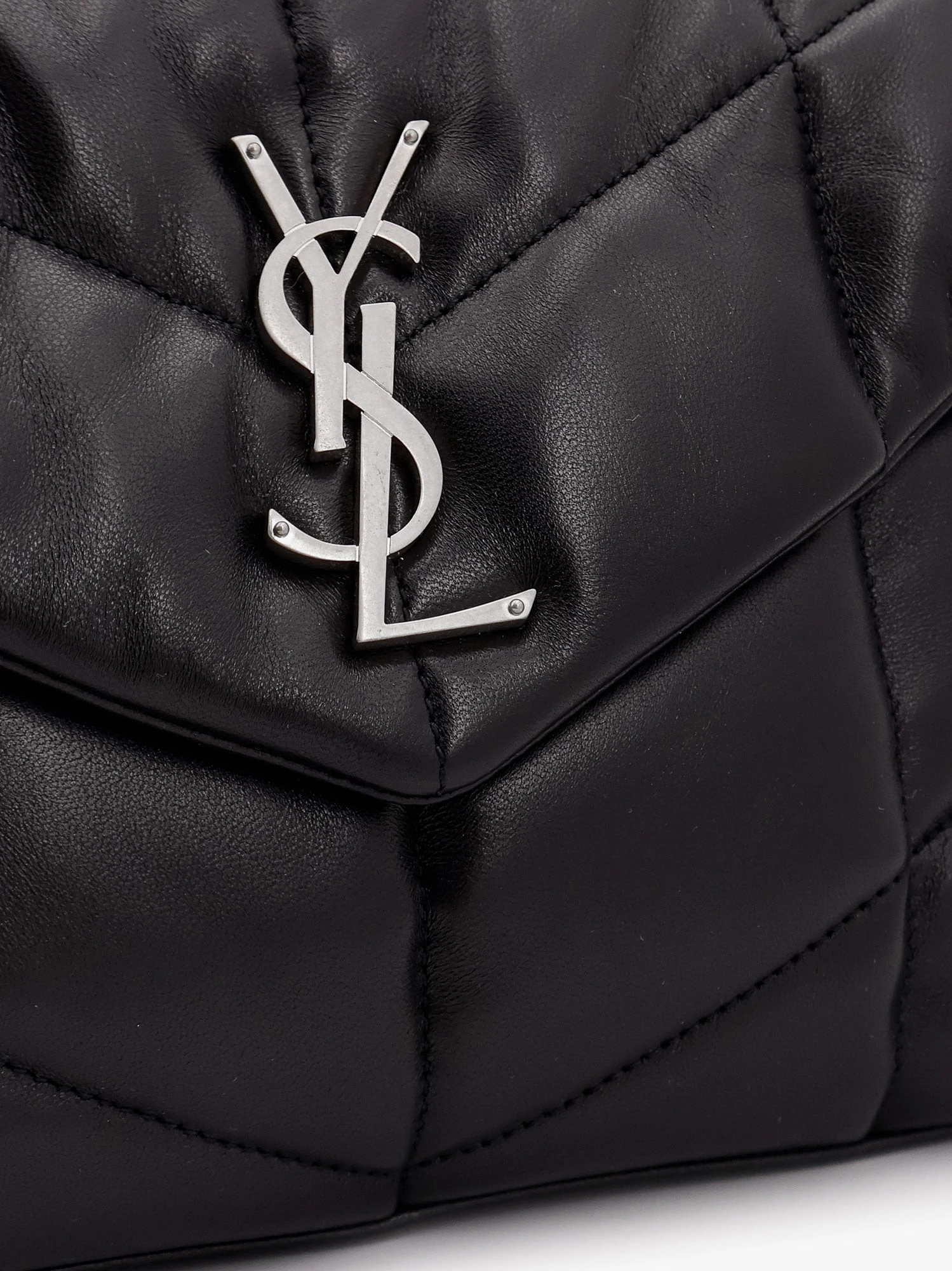 Puffer matelassé leather crossbody bag.webp