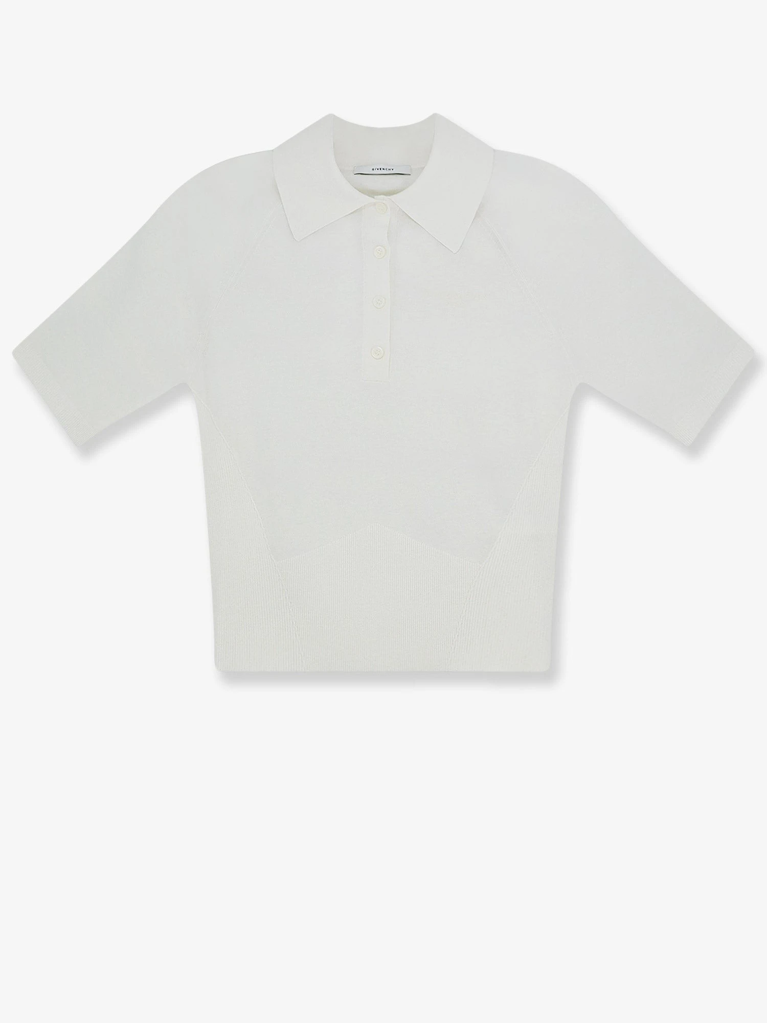 Cropped cotton and silk polo shirt.webp