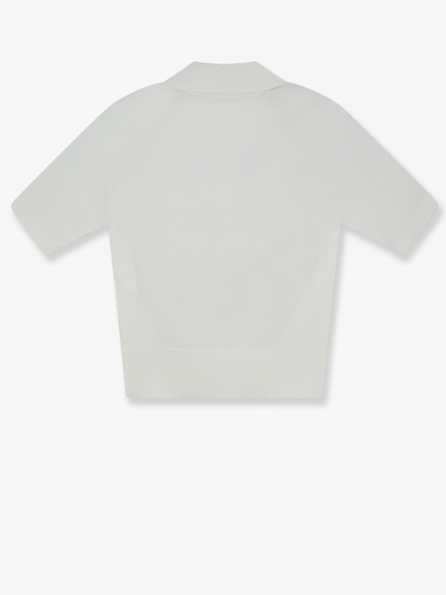 Cropped cotton and silk polo shirt.webp