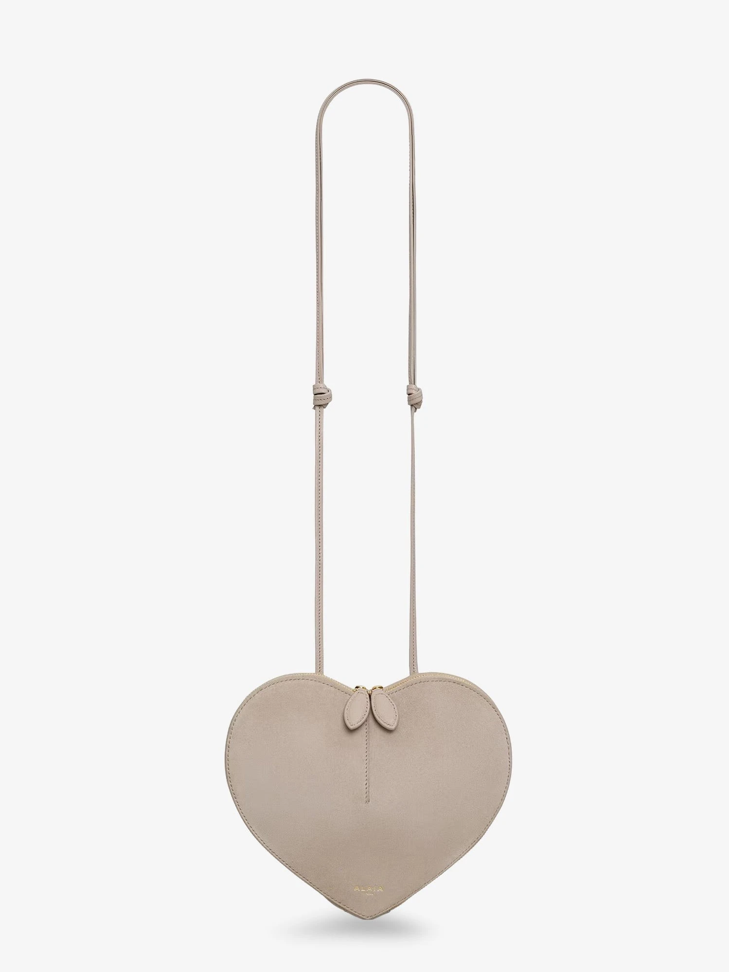 Le Coeur suede and leather crossbody bag.webp