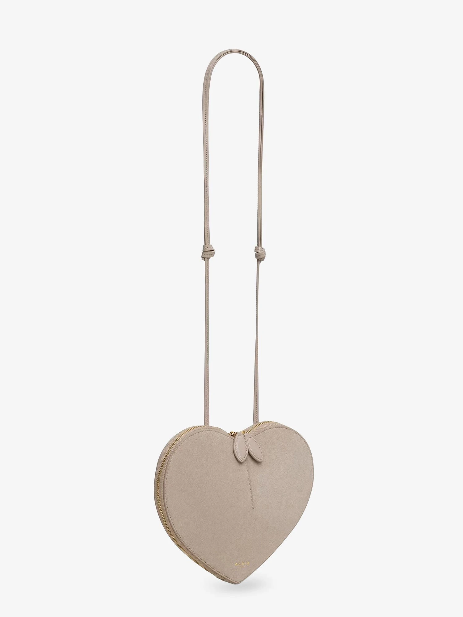 Le Coeur suede and leather crossbody bag.webp
