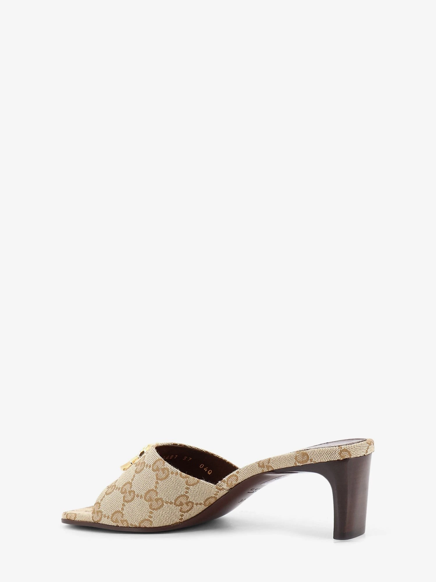 GG fabric sandals with logo on the front.webp