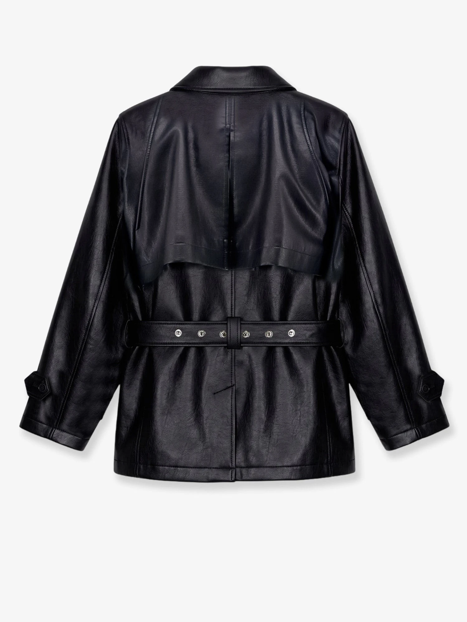 Kelia faux leather trench.webp
