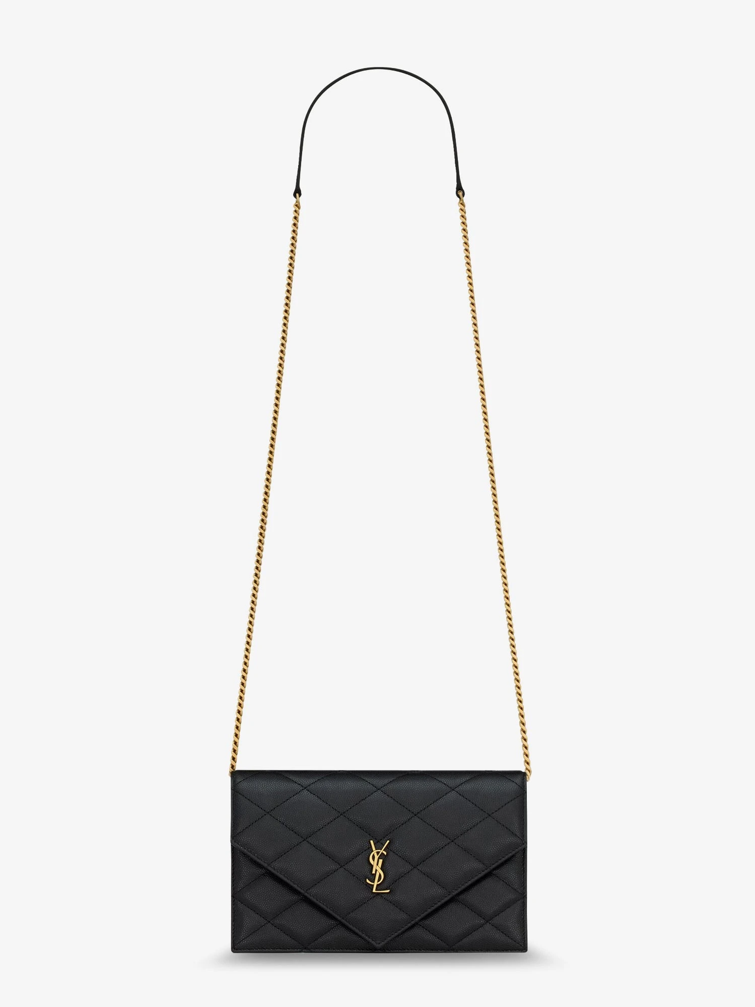 Paris leather crossbody bag with metal Cassandre logo.webp
