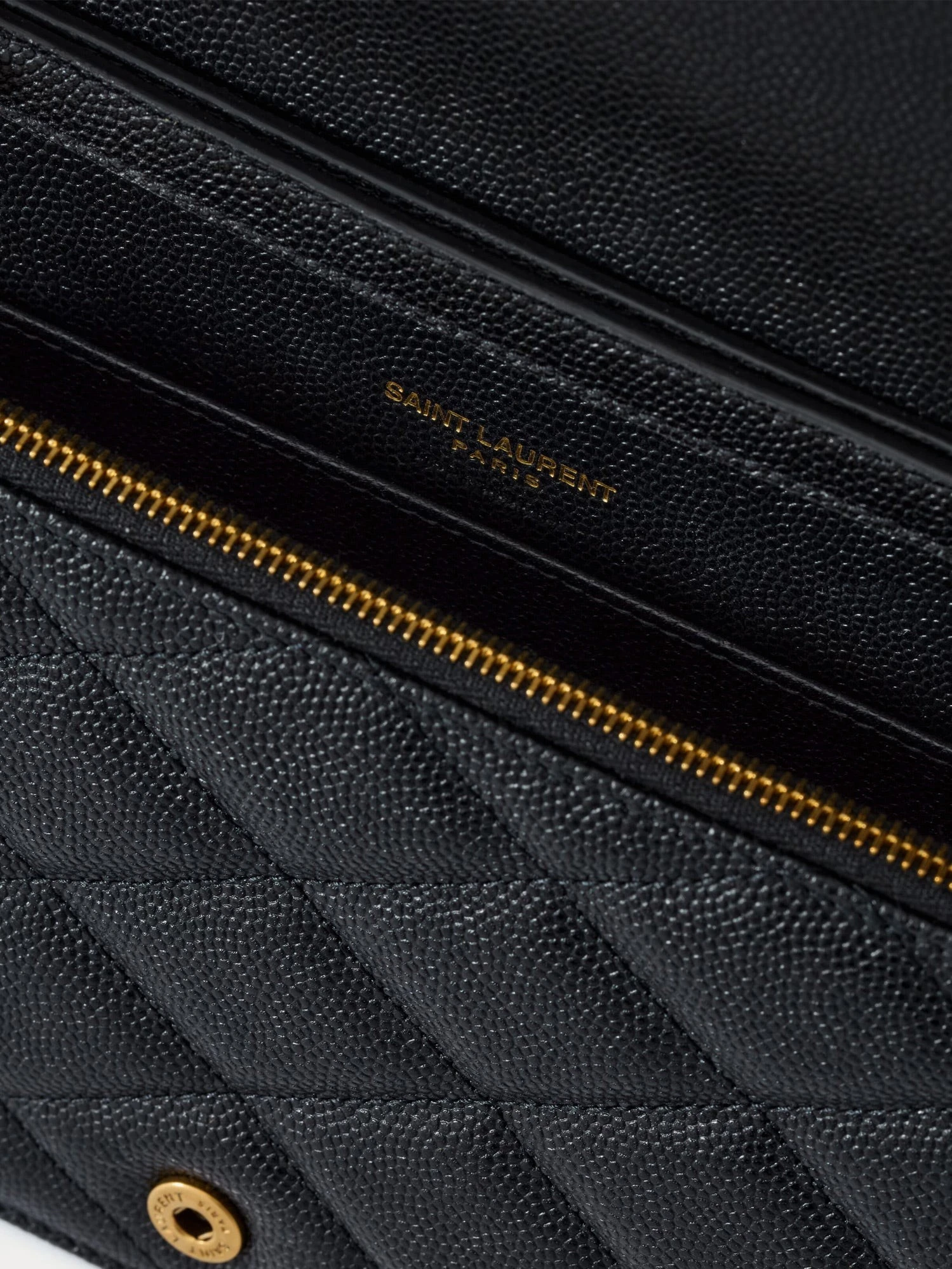 Paris leather crossbody bag with metal Cassandre logo.webp