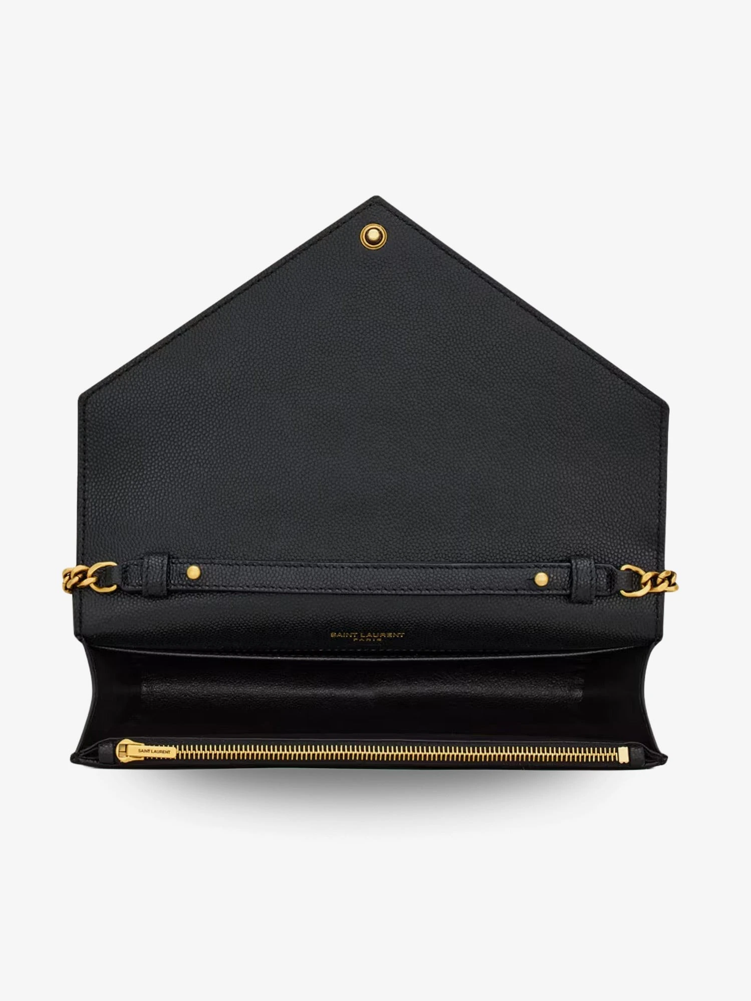 Paris leather crossbody bag with metal Cassandre logo.webp