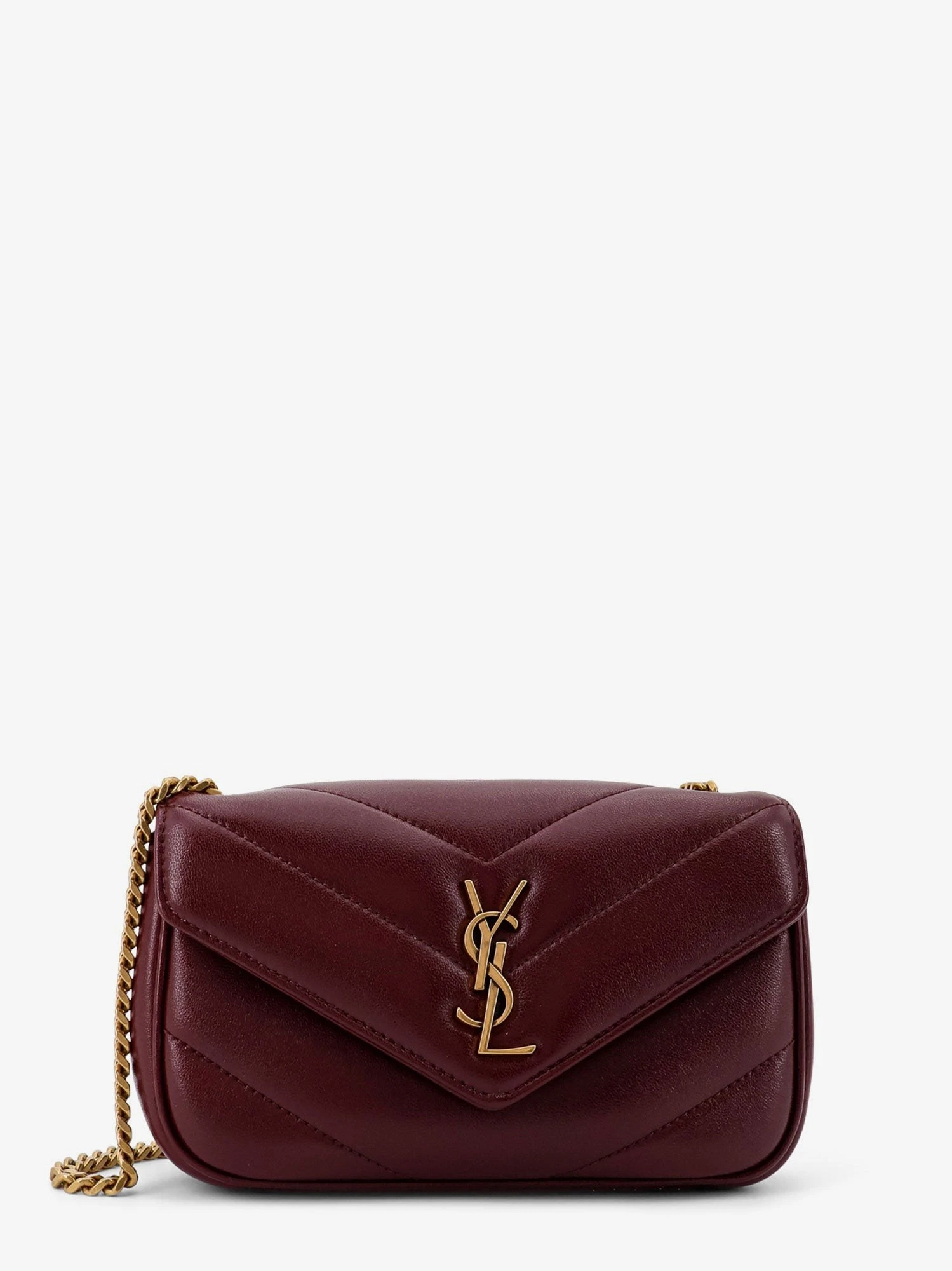 Loulou Mini crossbody bag with chevron stitching.webp